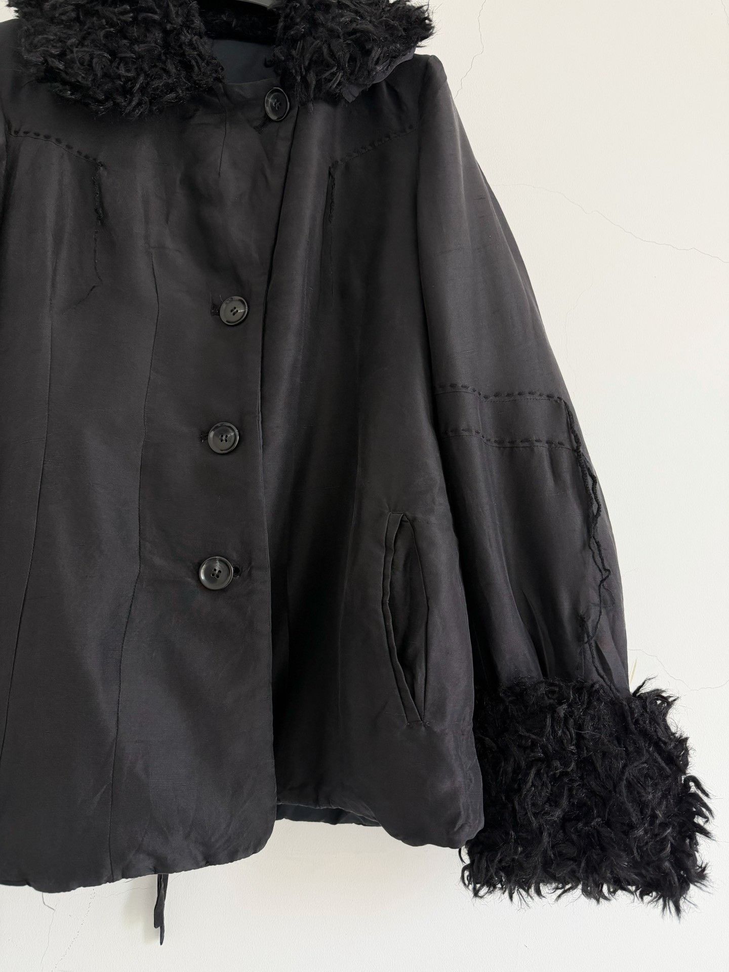 Tsumori Chisato Tsumori Chisato 90s Fur Collar Padded Coat Size M / US 6-8 / IT 42-44 - 5 Thumbnail