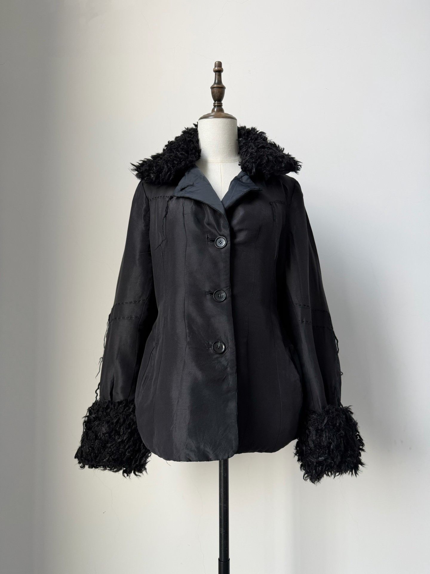 Tsumori Chisato Tsumori Chisato 90s Fur Collar Padded Coat Size M / US 6-8 / IT 42-44 - 6 Thumbnail