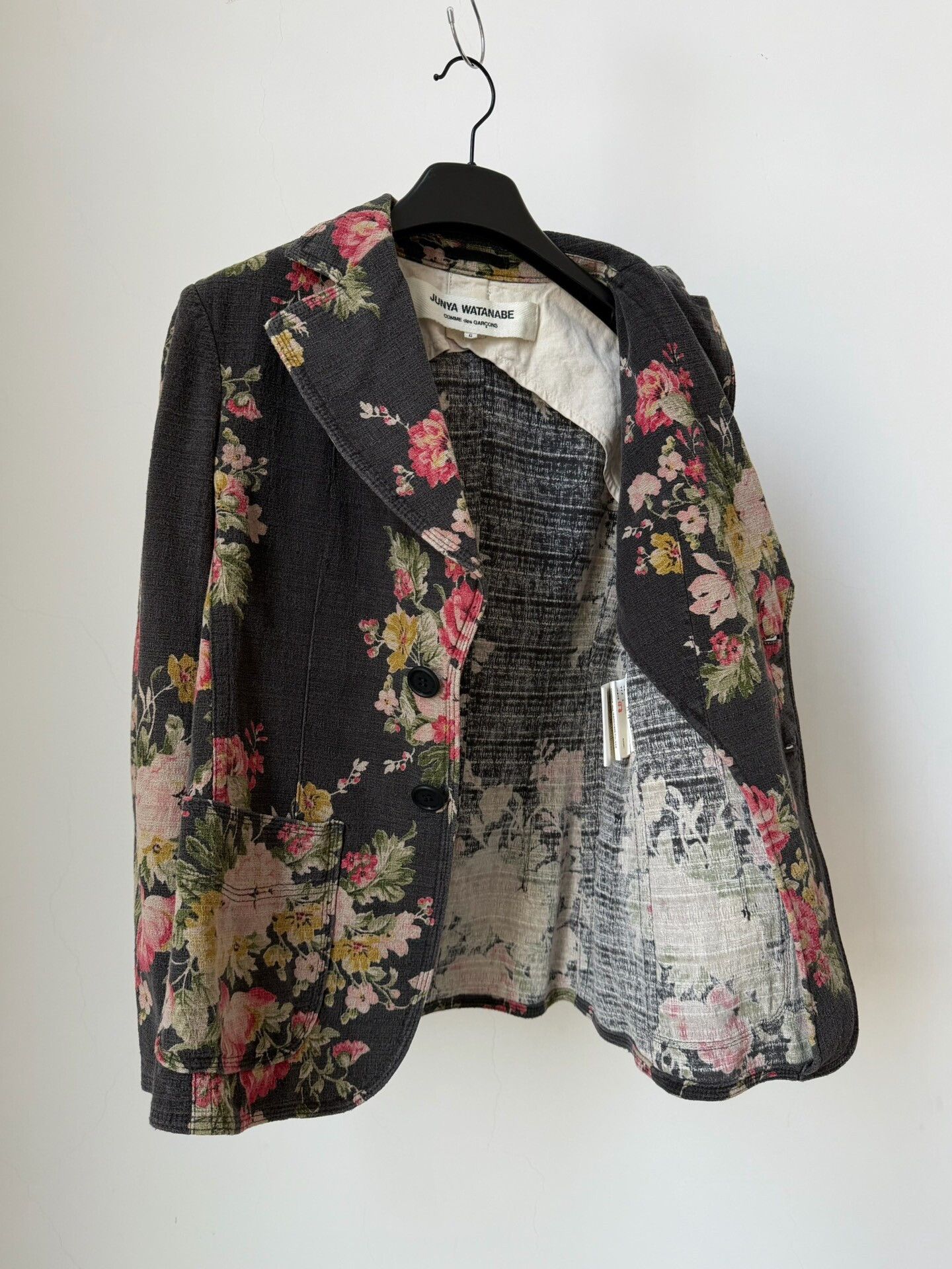 Junya Watanabe Junya Watanabe 2002 Runway Floral Jacket Size S / US 4 / IT 40 - 4 Thumbnail