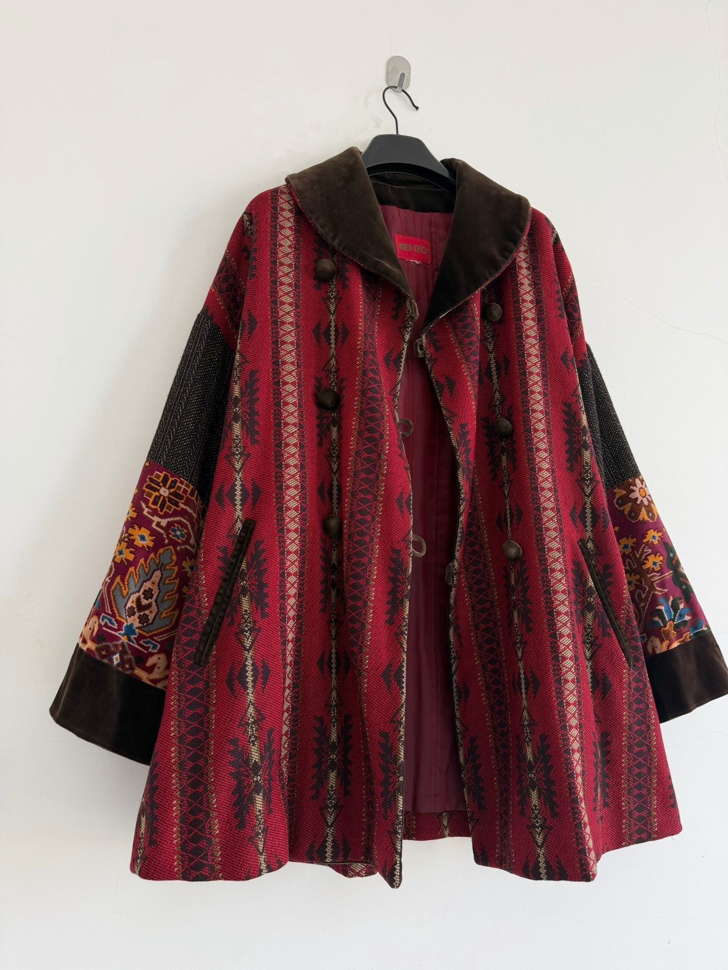 Kenzo Kenzo 1985 Runway Wool Coat Size US M / EU 48-50 / 2 - 8 Thumbnail