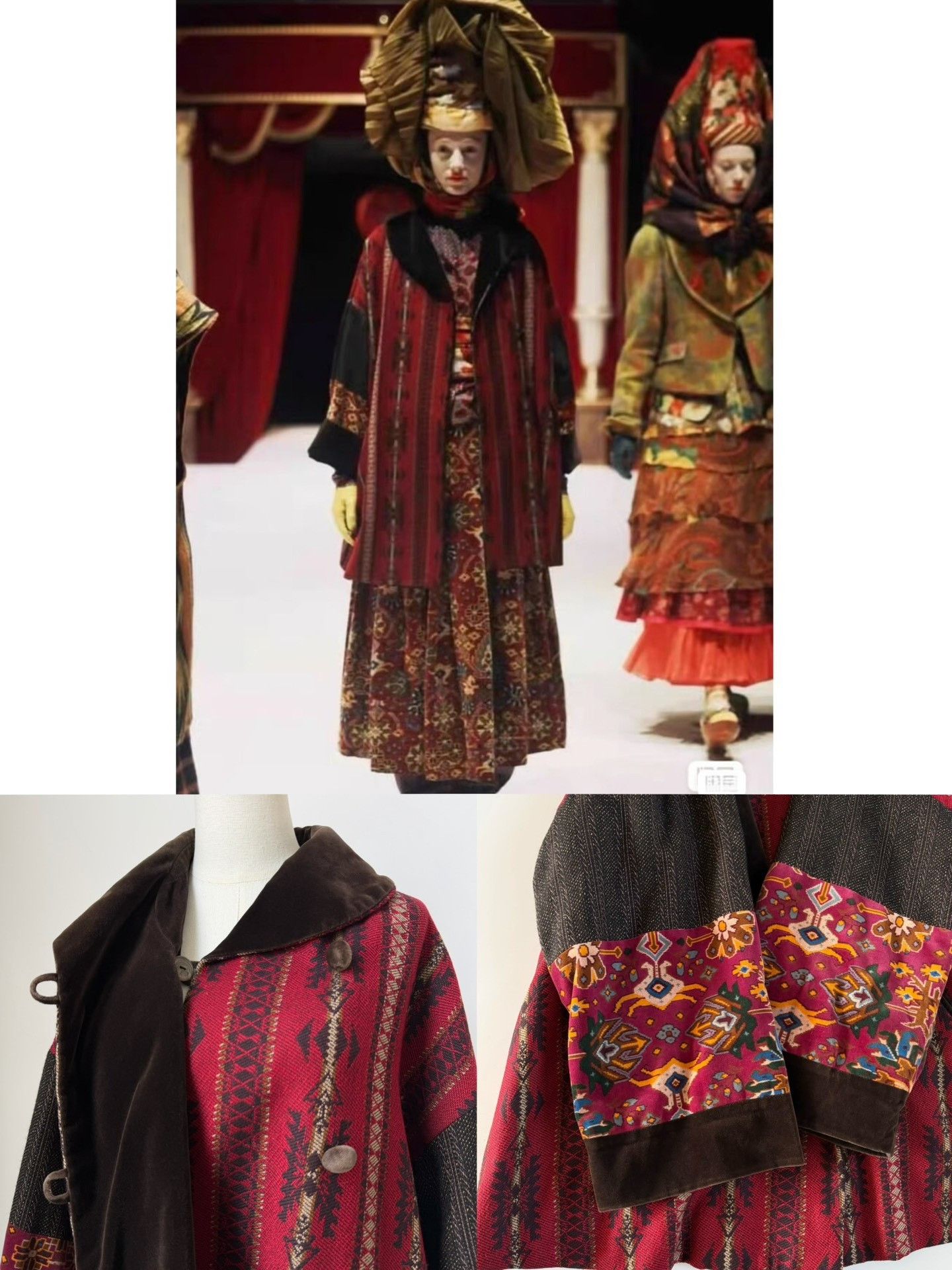 Kenzo Kenzo 1985 Runway Wool Coat Size US M / EU 48-50 / 2 - 9 Thumbnail