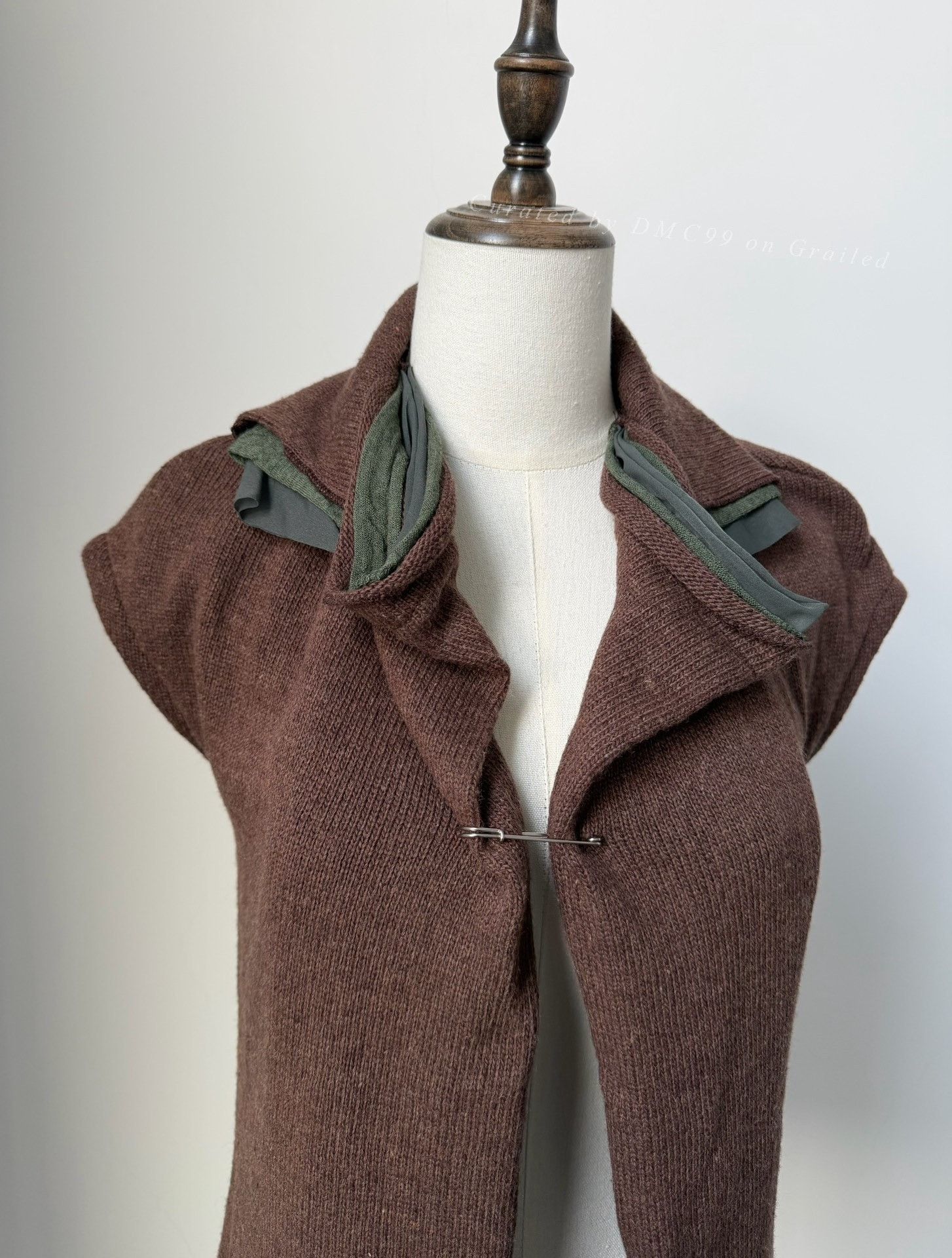 Yohji Yamamoto Y's bis Limi Layered Knit Vest Size S / US 4 / IT 40 - 8 Thumbnail