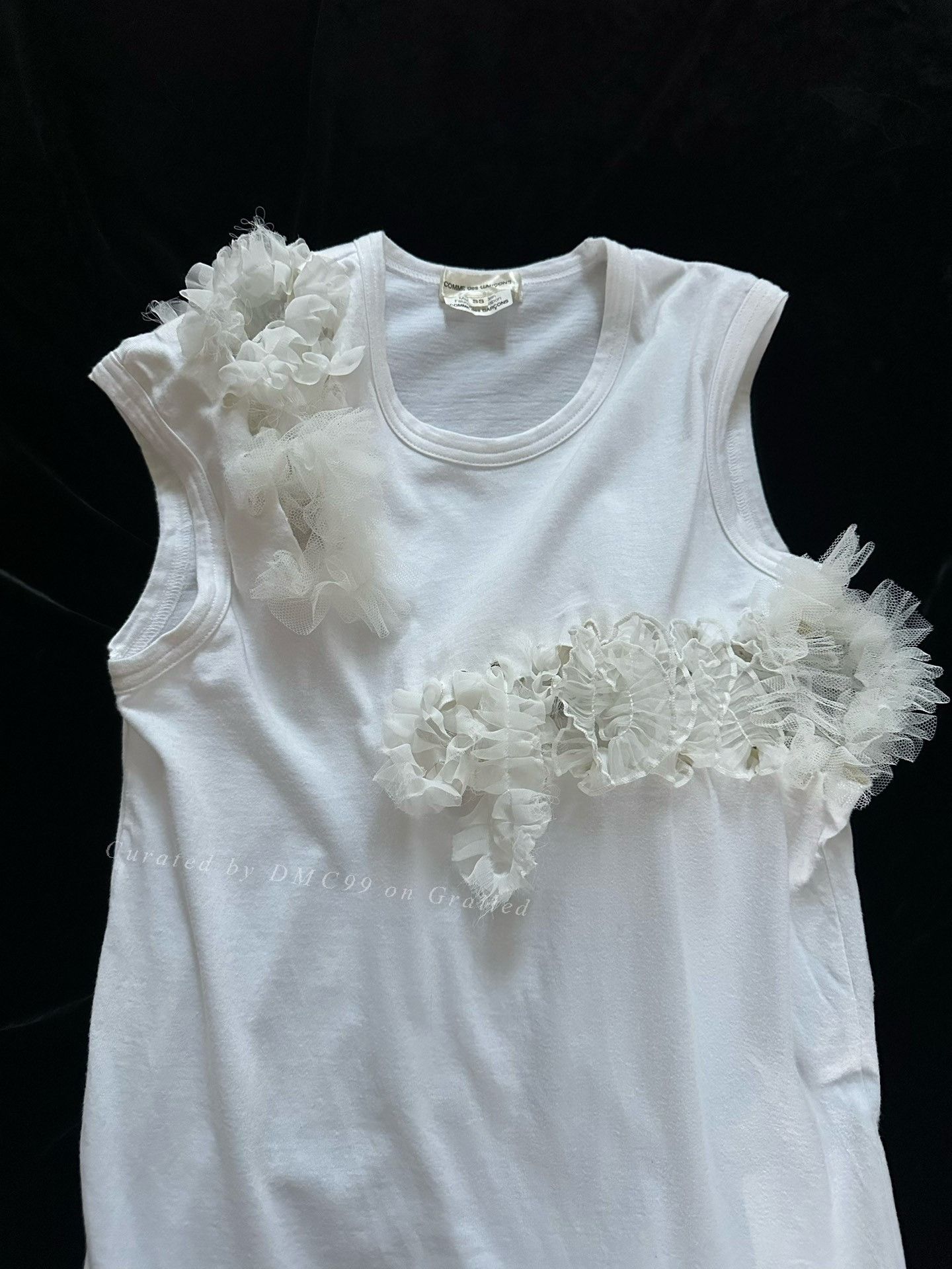 Rei Kawakubo Comme des Garçons 2006 3D Flower Sleeveless Tank Size S / US 4 / IT 40 - 2 Thumbnail