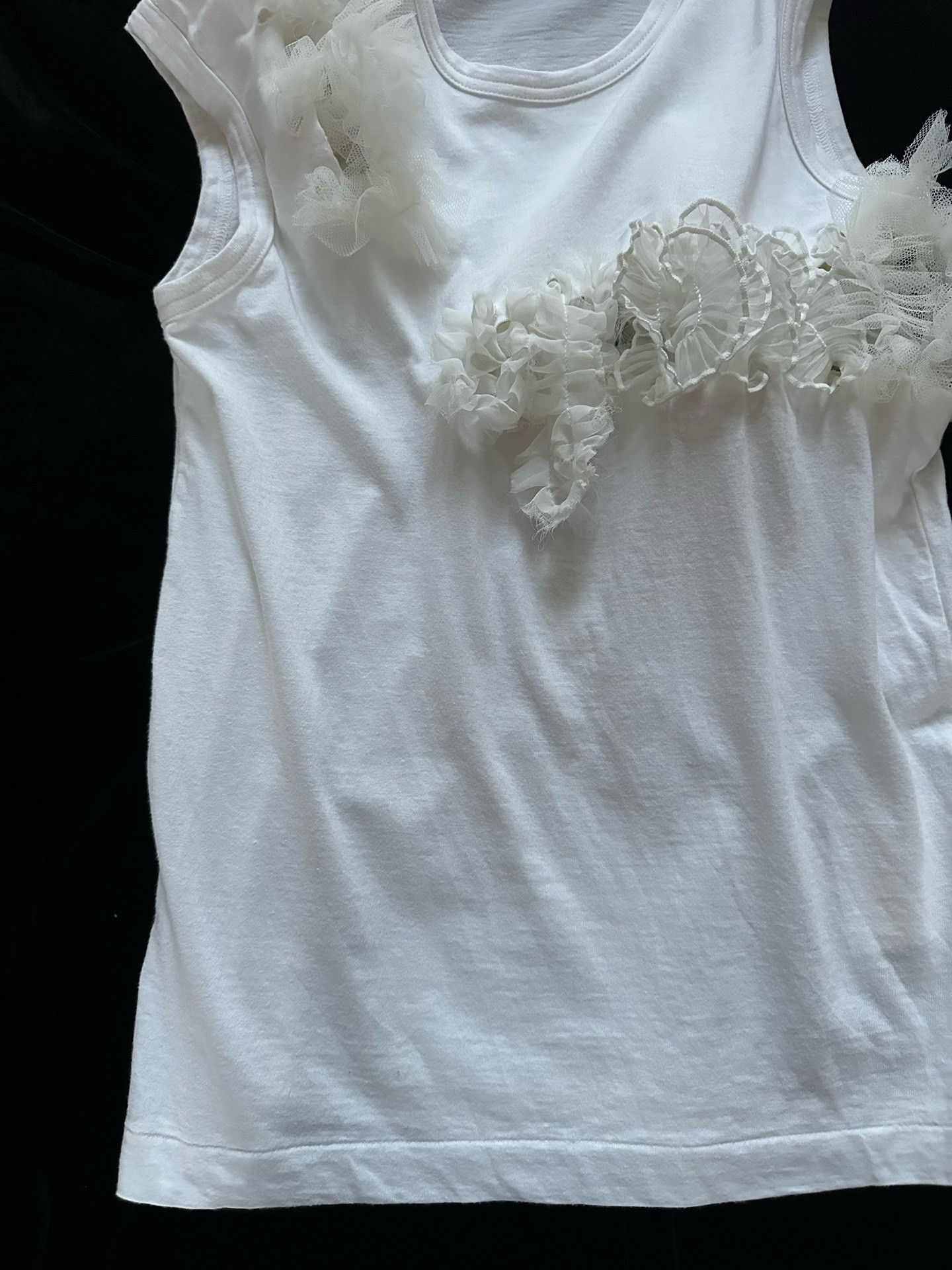 Rei Kawakubo Comme des Garçons 2006 3D Flower Sleeveless Tank Size S / US 4 / IT 40 - 3 Thumbnail