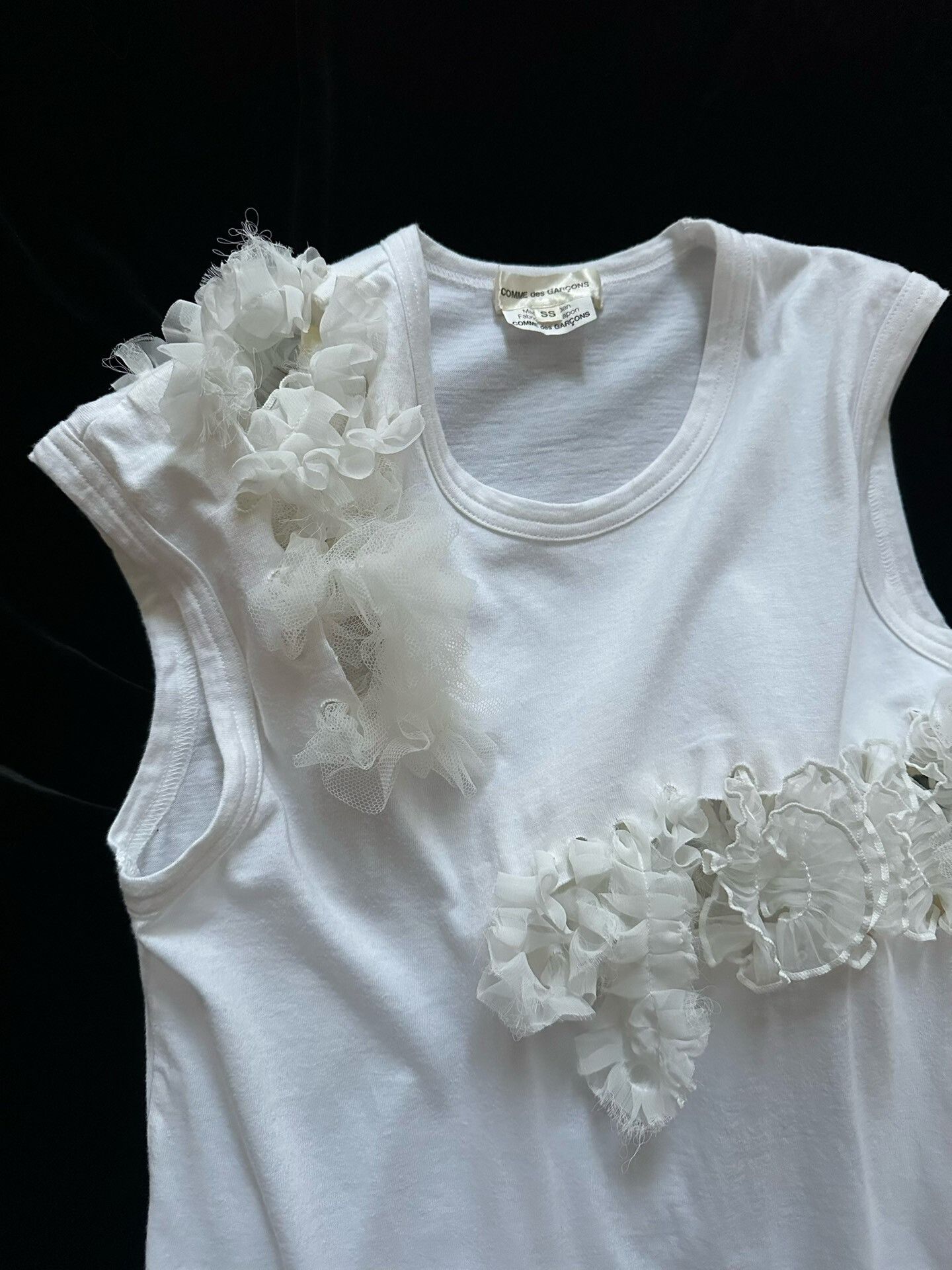Rei Kawakubo Comme des Garçons 2006 3D Flower Sleeveless Tank Size S / US 4 / IT 40 - 4 Thumbnail
