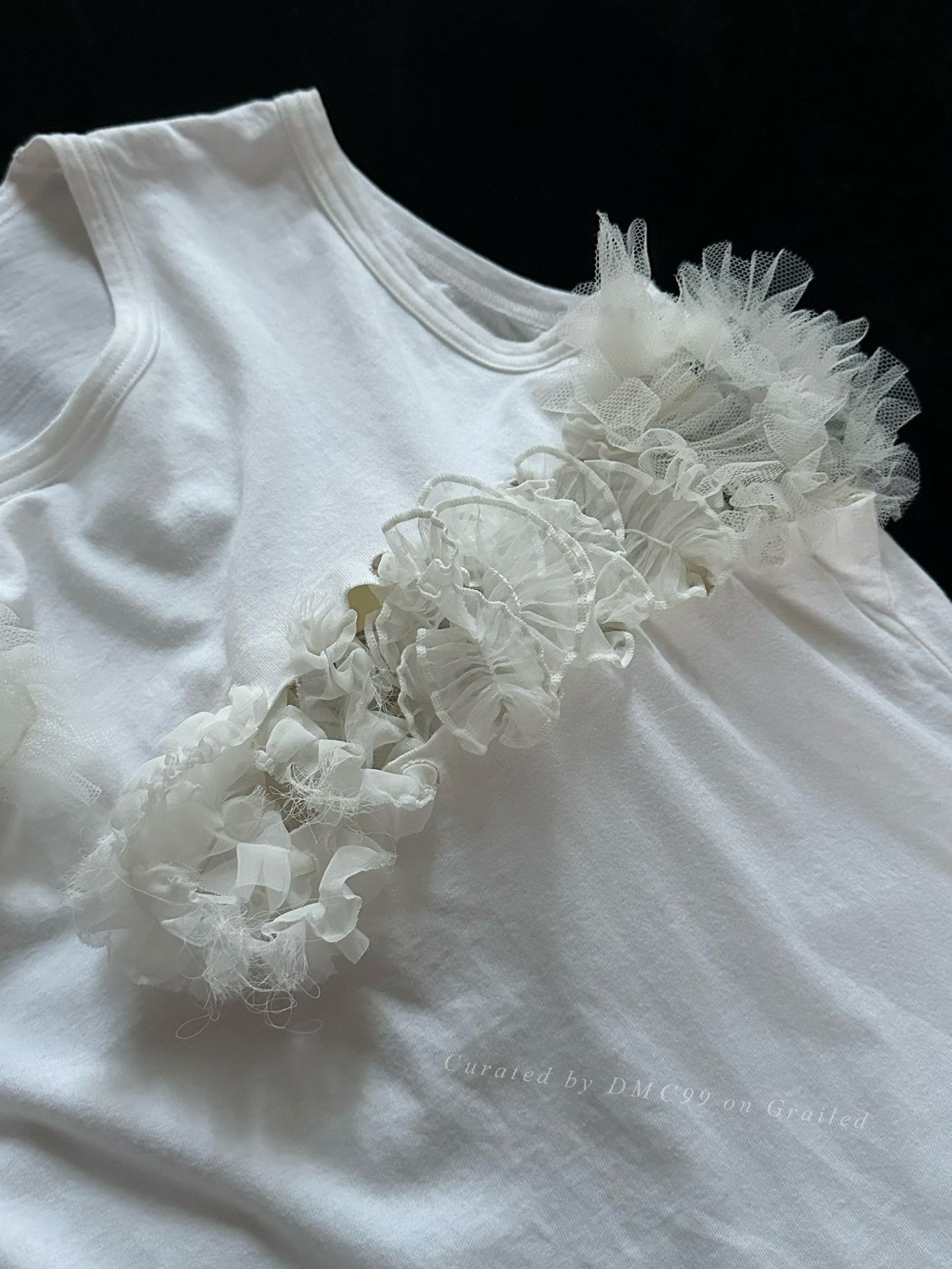 Rei Kawakubo Comme des Garçons 2006 3D Flower Sleeveless Tank Size S / US 4 / IT 40 - 9 Thumbnail