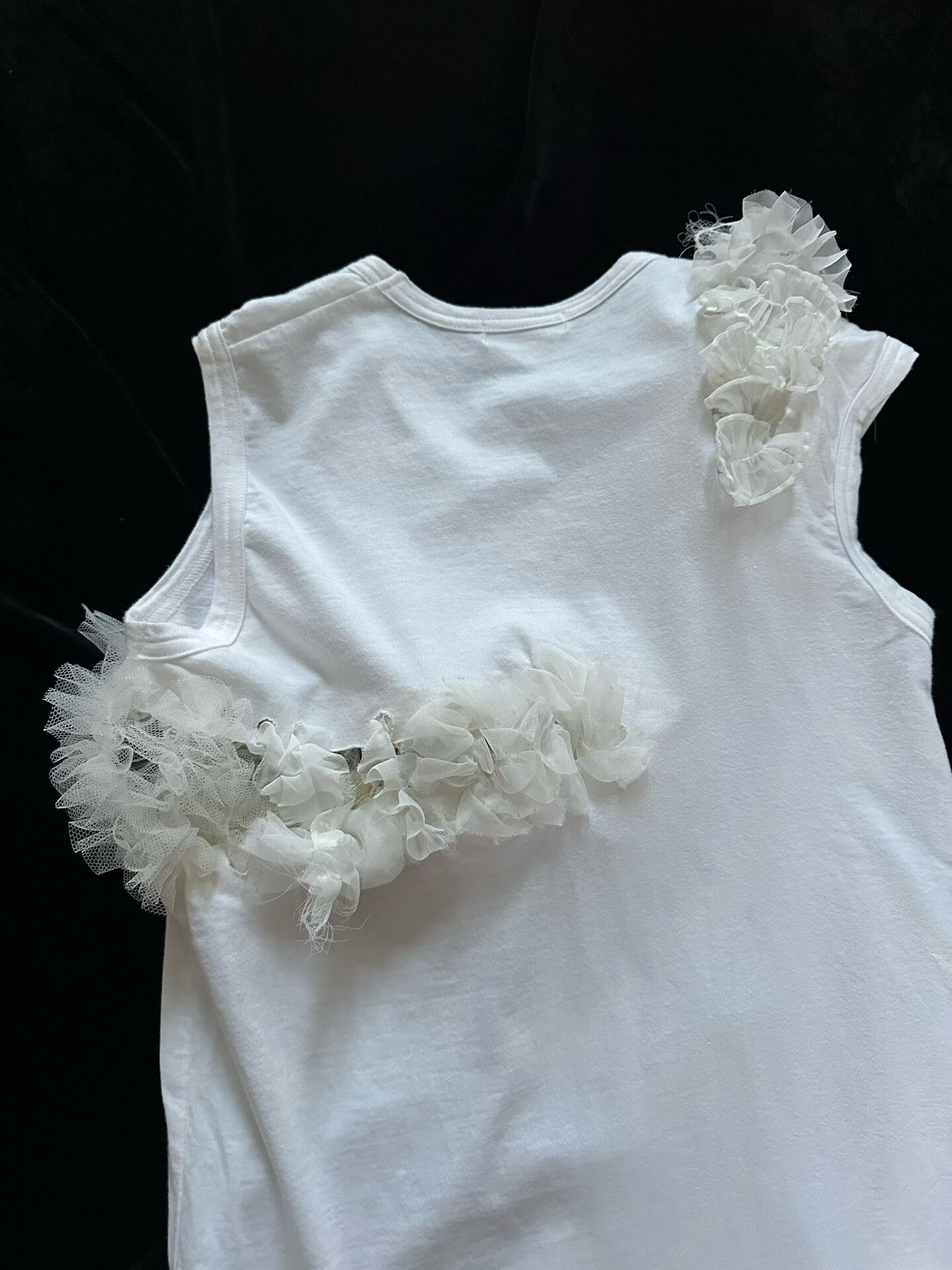 Rei Kawakubo Comme des Garçons 2006 3D Flower Sleeveless Tank Size S / US 4 / IT 40 - 6 Thumbnail