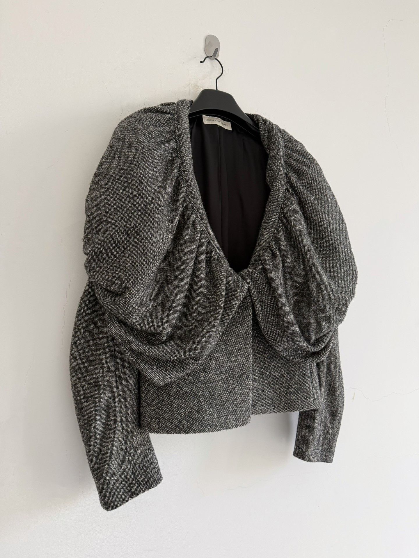 Dries Van Noten Dries van Noten 2000 FW Bubble Collar Jacket Size L / US 10 / IT 46 - 2 Thumbnail