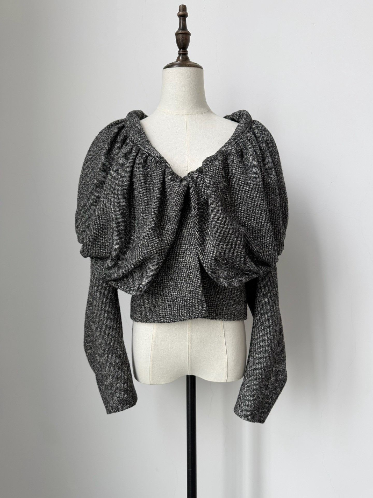 Dries Van Noten Dries van Noten 2000 FW Bubble Collar Jacket Size L / US 10 / IT 46 - 4 Thumbnail