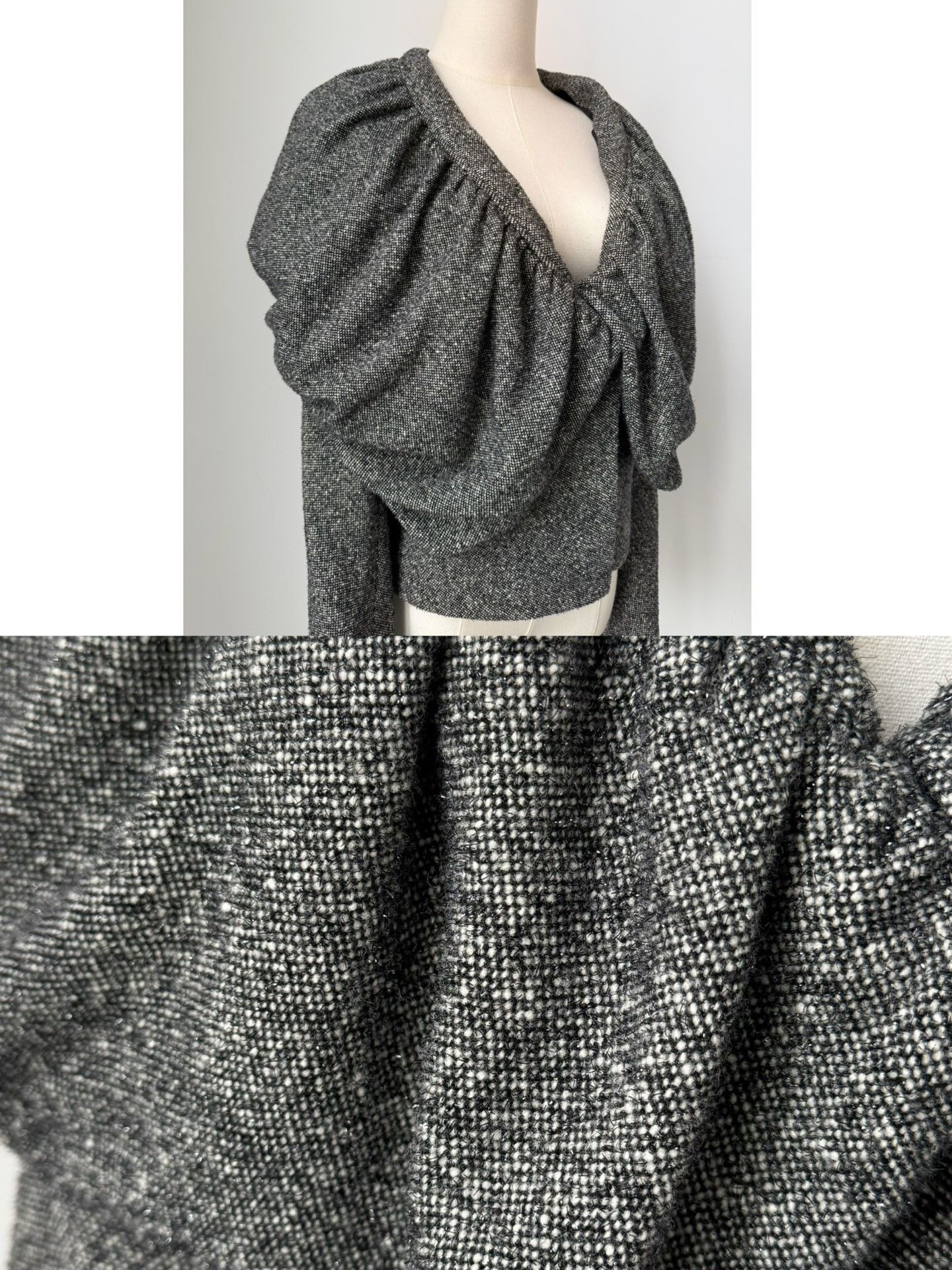 Dries Van Noten Dries van Noten 2000 FW Bubble Collar Jacket Size L / US 10 / IT 46 - 8 Thumbnail