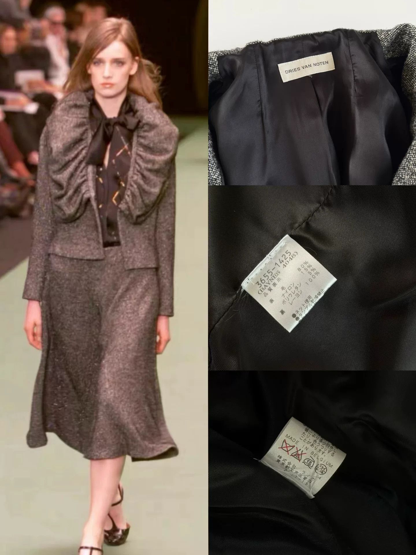 Dries Van Noten Dries van Noten 2000 FW Bubble Collar Jacket Size L / US 10 / IT 46 - 9 Thumbnail