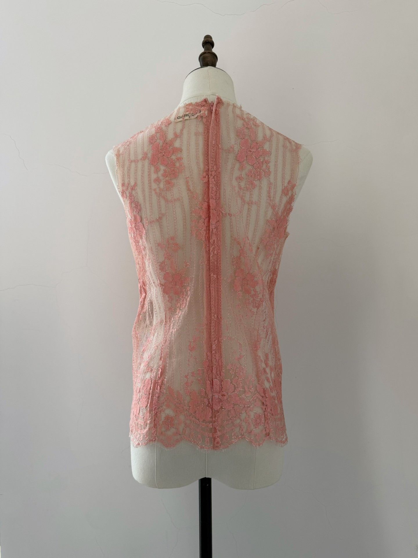 Comme des Garcons Comme des Garçons 2004 Checkered Lace Vest Size M / US 6-8 / IT 42-44 - 6 Thumbnail