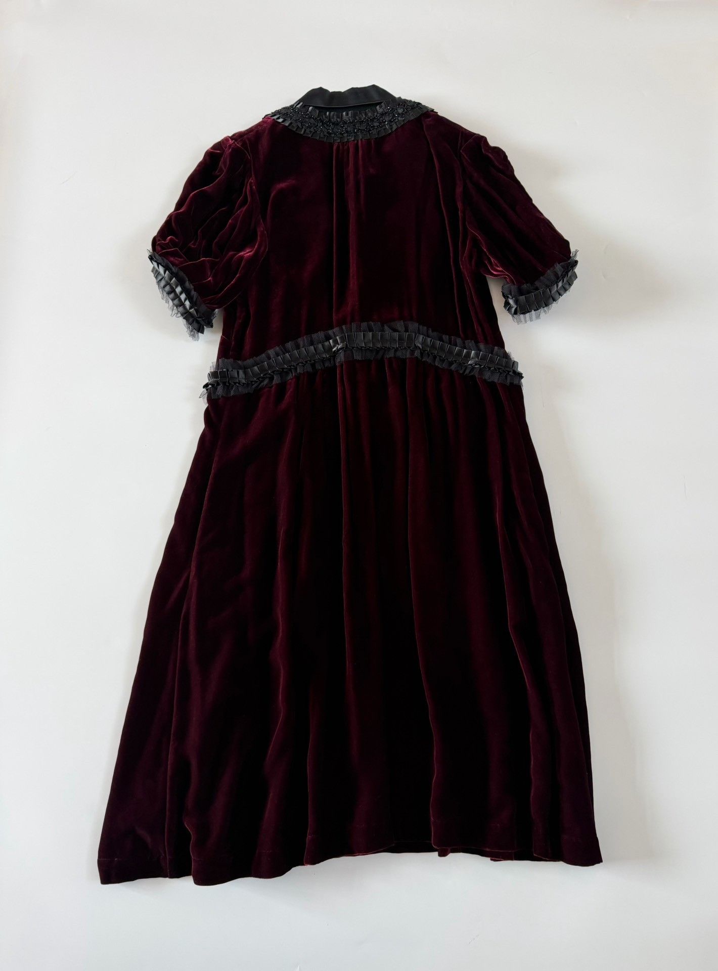 Rei Kawakubo Comme des Garçons 2006 Velvet Dress Size S / US 4 / IT 40 - 3 Thumbnail