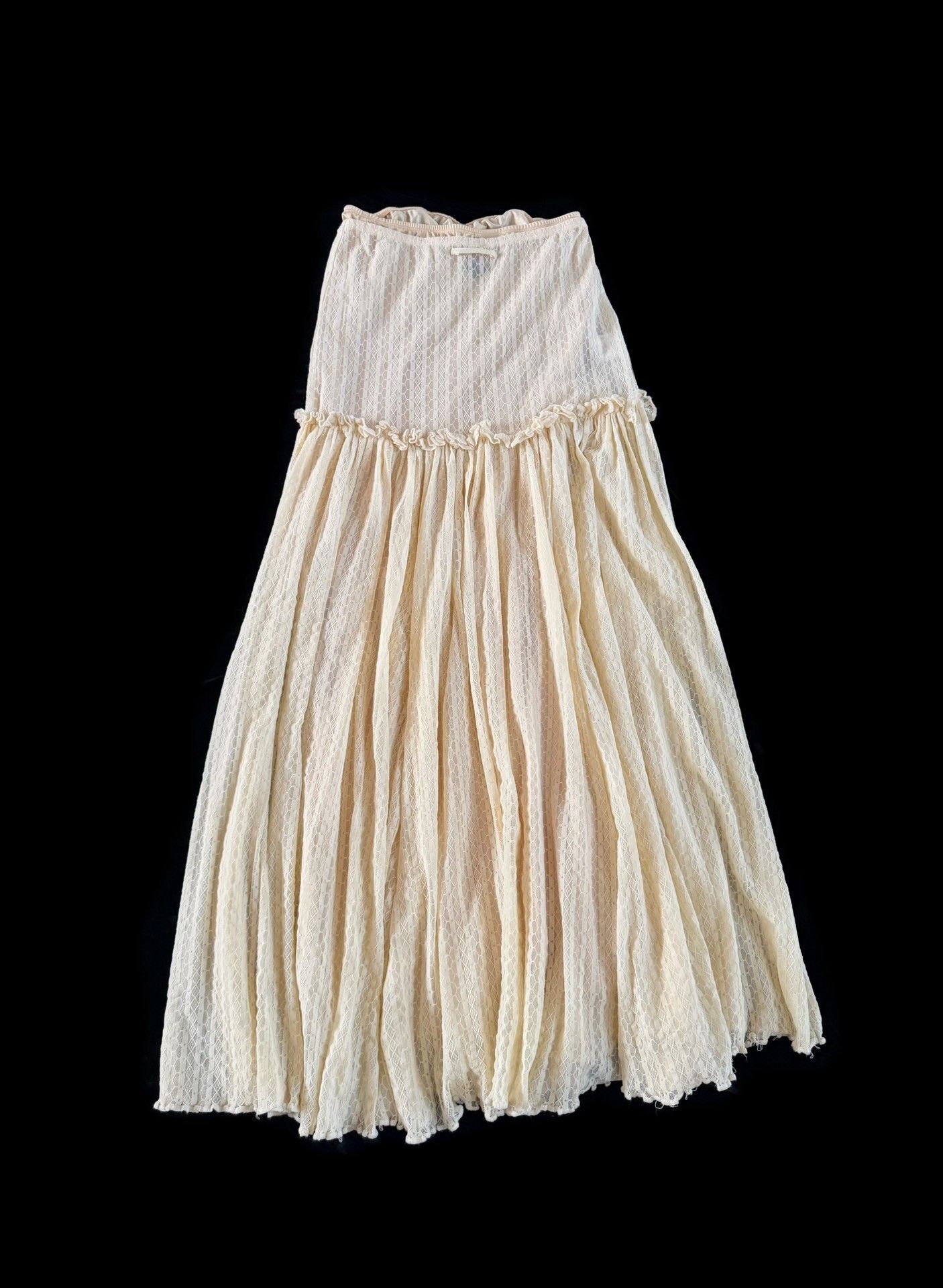 Jean Paul Gaultier Jean Paul Gaultier Vintage Mesh Tulle Skirt Size 40" / US 18 - 6 Thumbnail