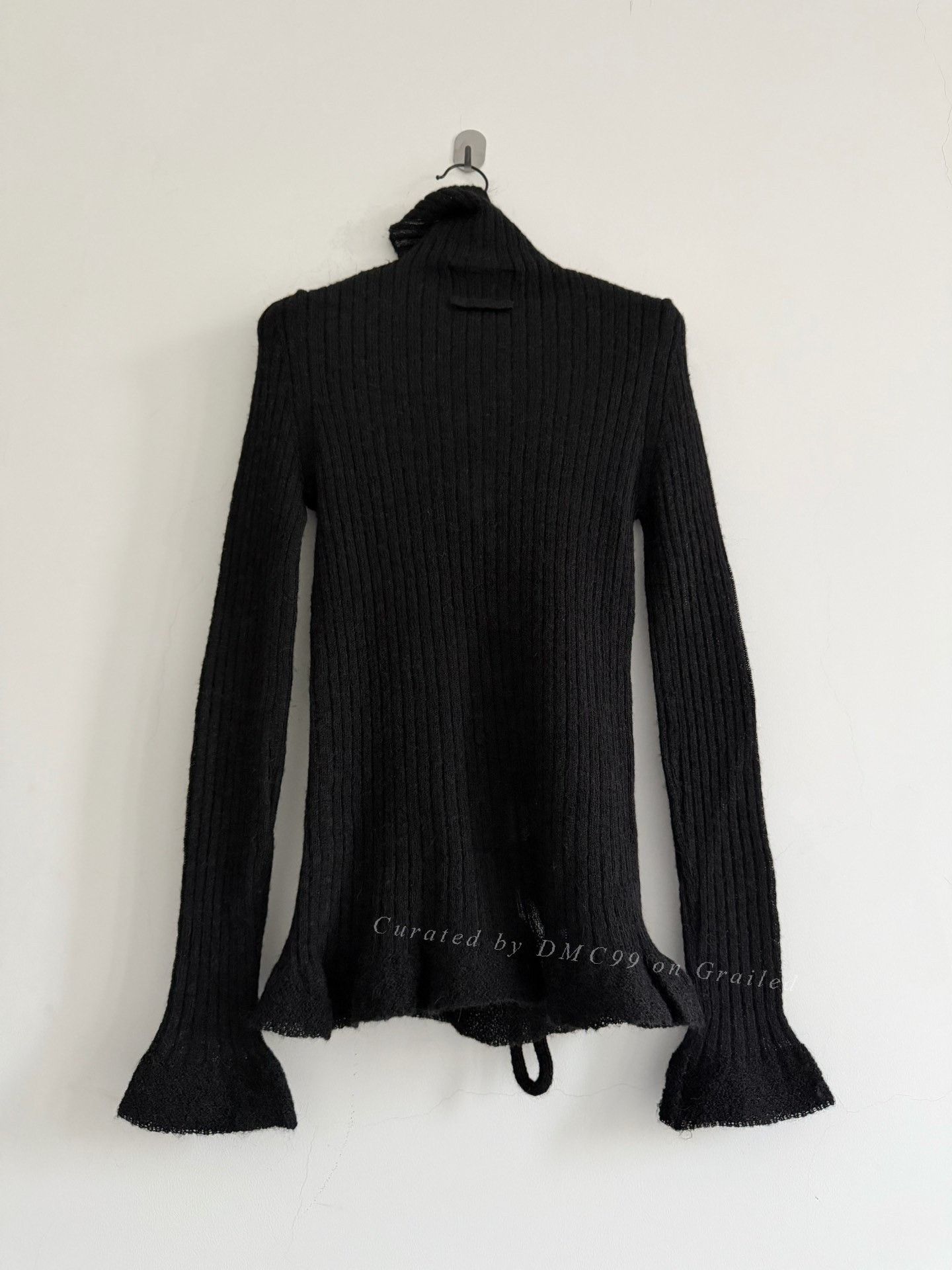 Jean Paul Gaultier Jean Paul Gaultier 90s Vintage Chinese Knot High Neck Sweater Size S / US 4 / IT 40 - 7 Thumbnail