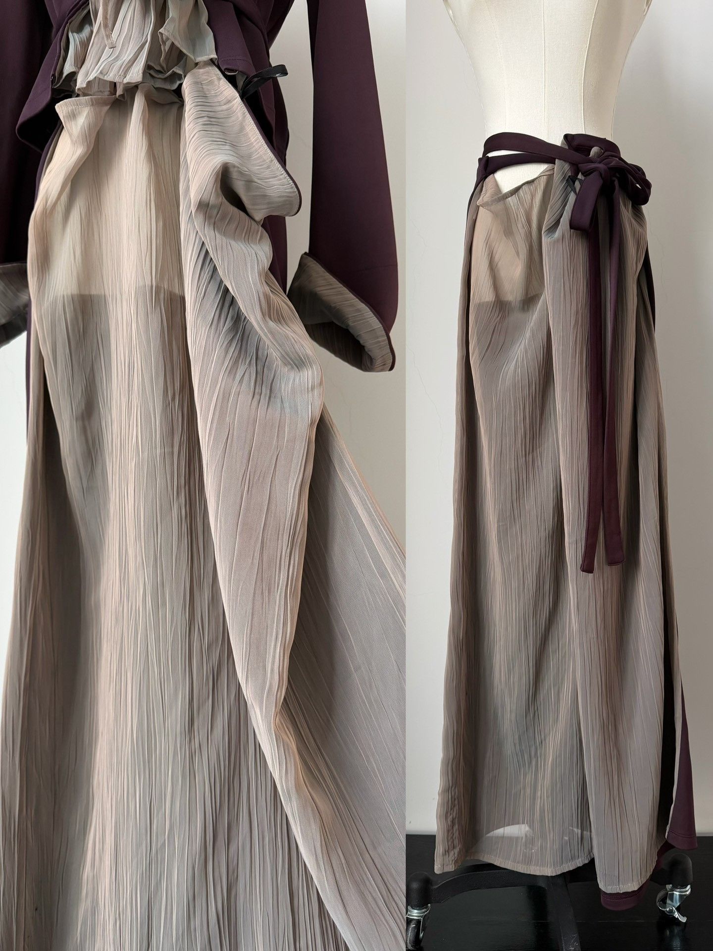 Jean Paul Gaultier Jean Paul Gaultier 1990s Runway Top & Skirt Set Size 40" / US 18 - 5 Thumbnail