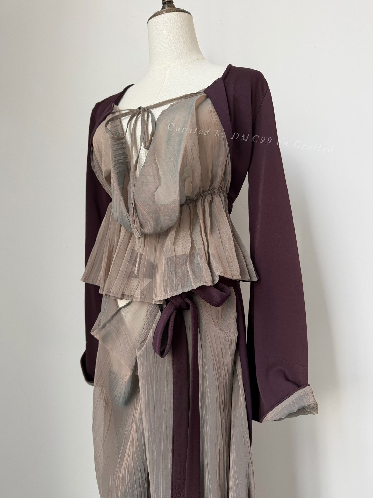 Jean Paul Gaultier Jean Paul Gaultier 1990s Runway Top & Skirt Set Size 40" / US 18 - 6 Thumbnail