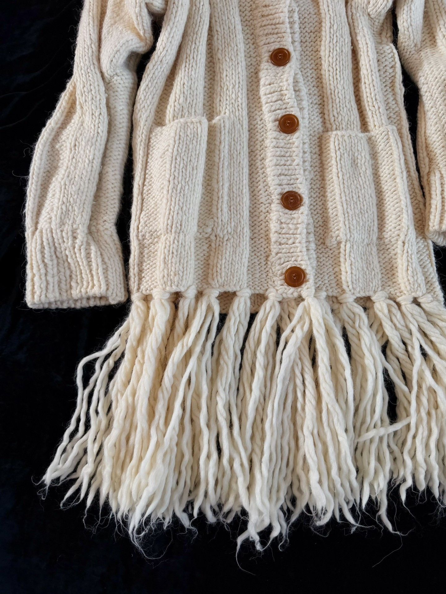 Vivienne Westwood Vivienne Westwood Vintage Fringed Long Knit Coat Size M / US 6-8 / IT 42-44 - 7 Thumbnail