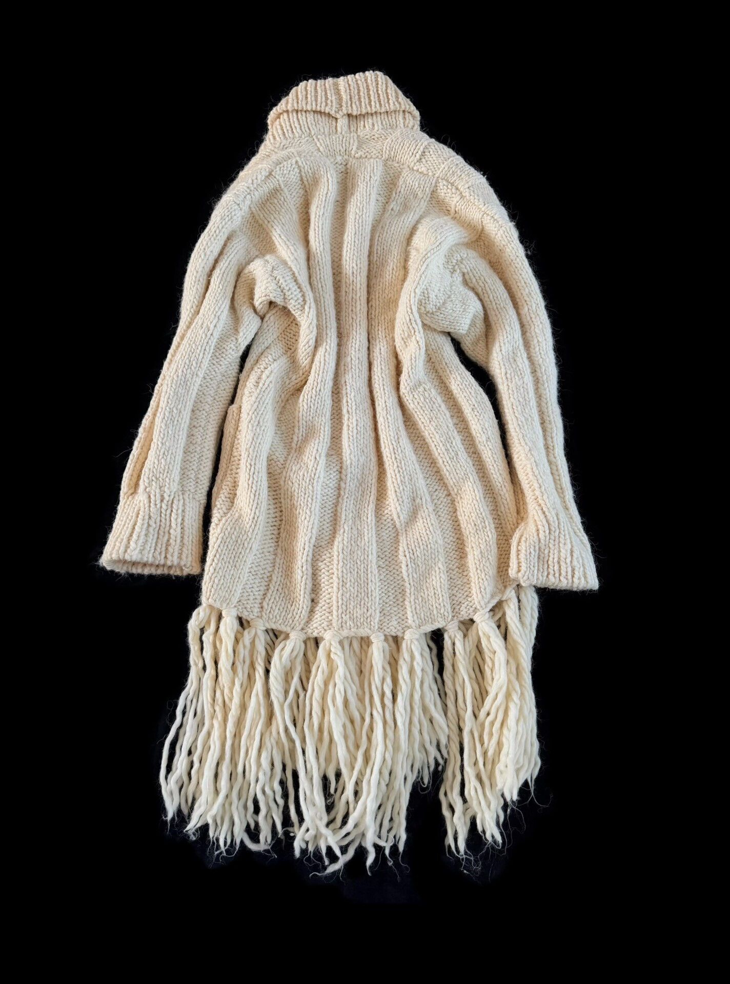 Vivienne Westwood Vivienne Westwood Vintage Fringed Long Knit Coat Size M / US 6-8 / IT 42-44 - 2 Thumbnail