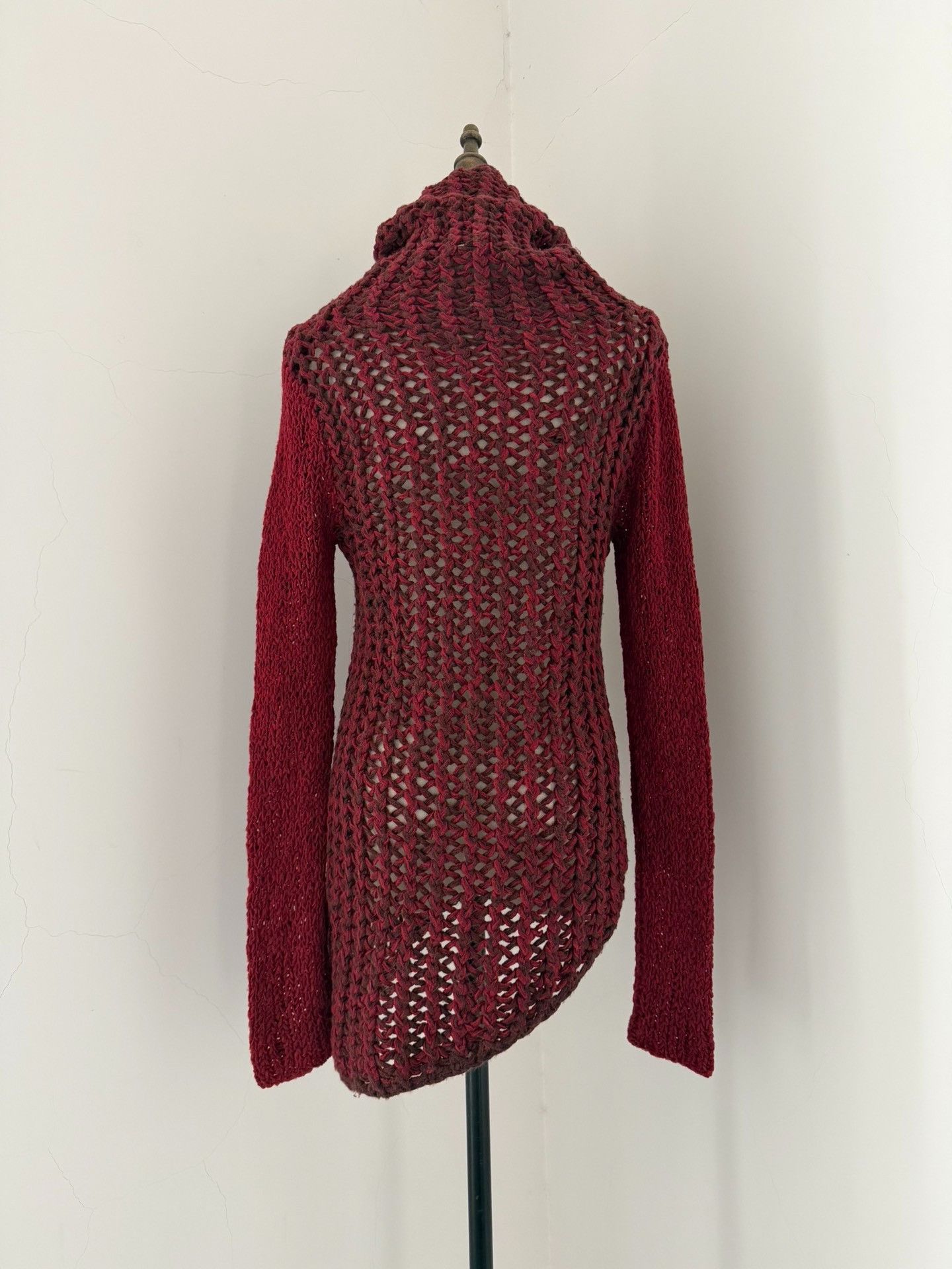 Helmut Lang Helmut Lang High Neck Hollow Out Sweater Size S / US 4 / IT 40 - 3 Thumbnail