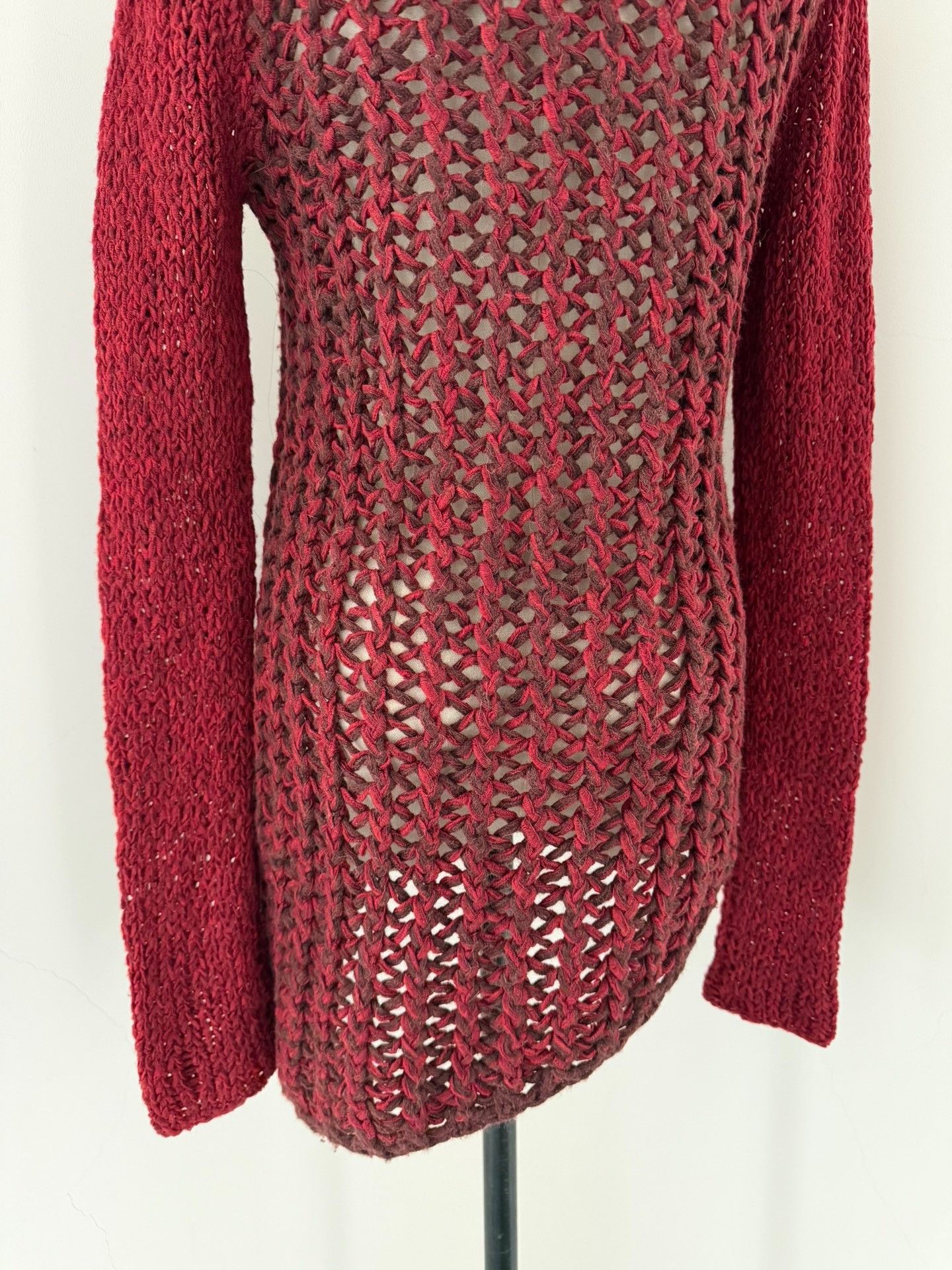 Helmut Lang Helmut Lang High Neck Hollow Out Sweater Size S / US 4 / IT 40 - 4 Thumbnail