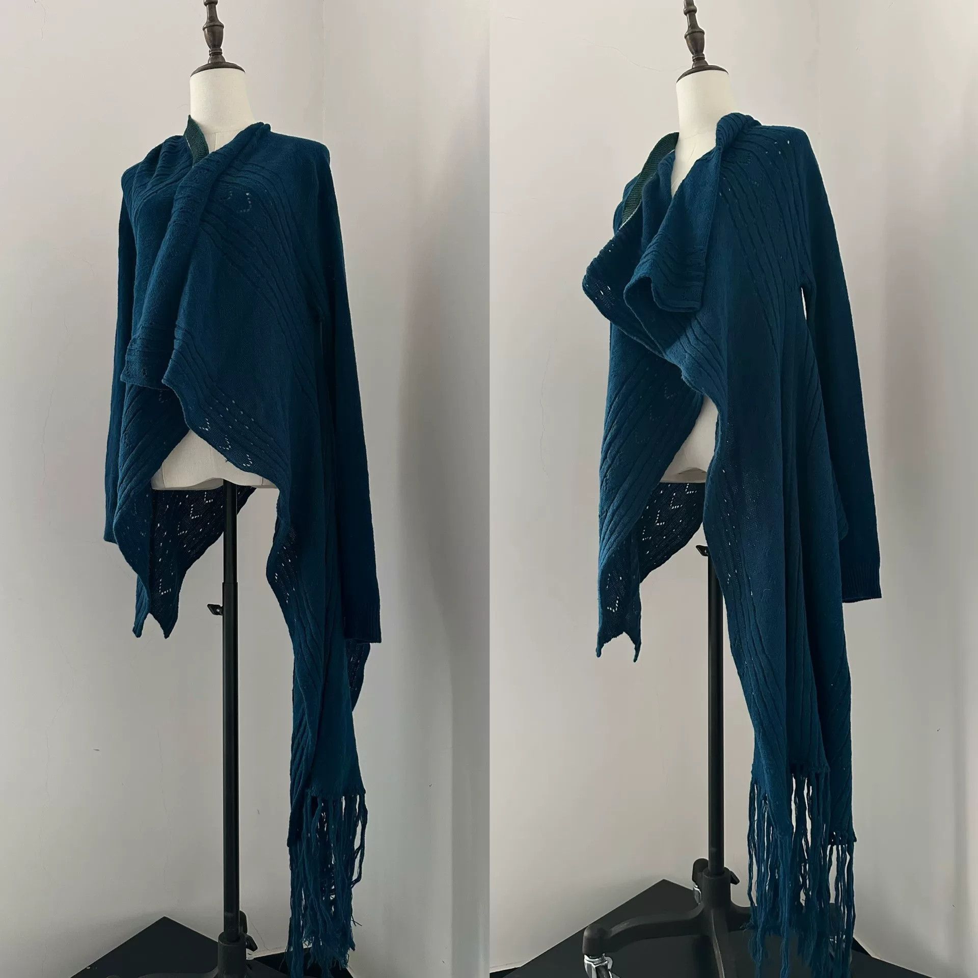 Yohji Yamamoto Yohji Yamamoto Y's 2003 Runway Knit Cardigan Size L / US 10 / IT 46 - 2 Thumbnail
