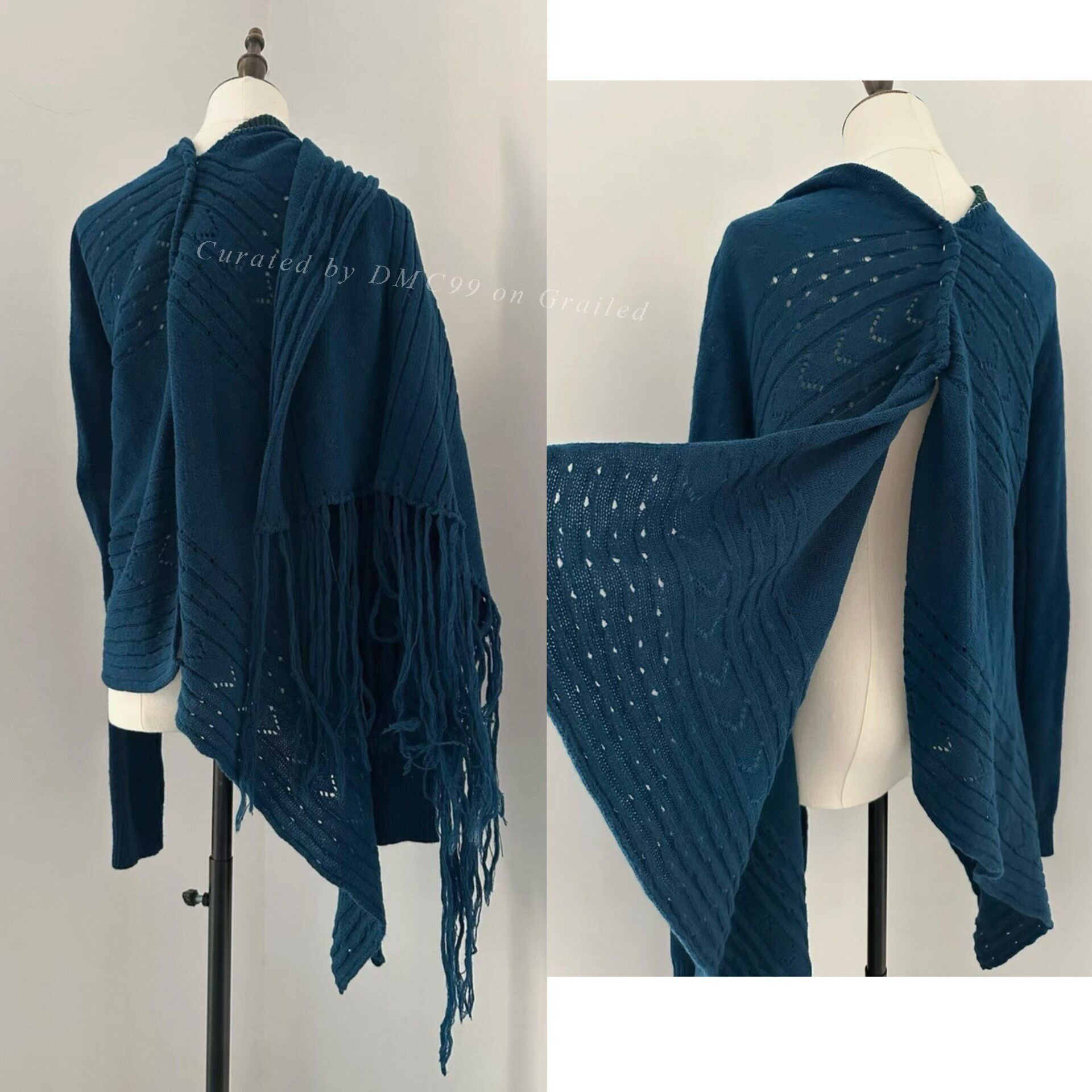 Yohji Yamamoto Yohji Yamamoto Y's 2003 Runway Knit Cardigan Size L / US 10 / IT 46 - 7 Thumbnail