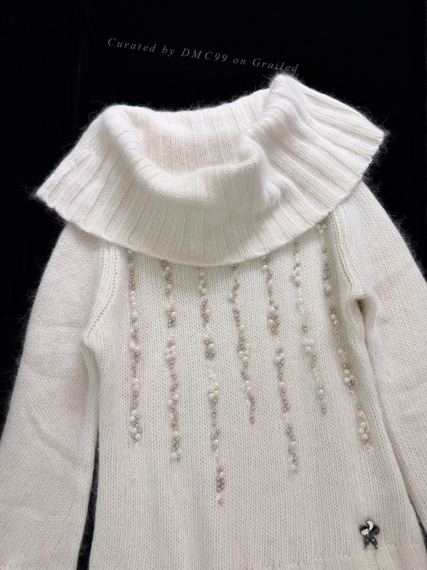 John Galliano John Galliano Vintage Beaded Pullover Sweater Size S / US 4 / IT 40 - 2 Thumbnail