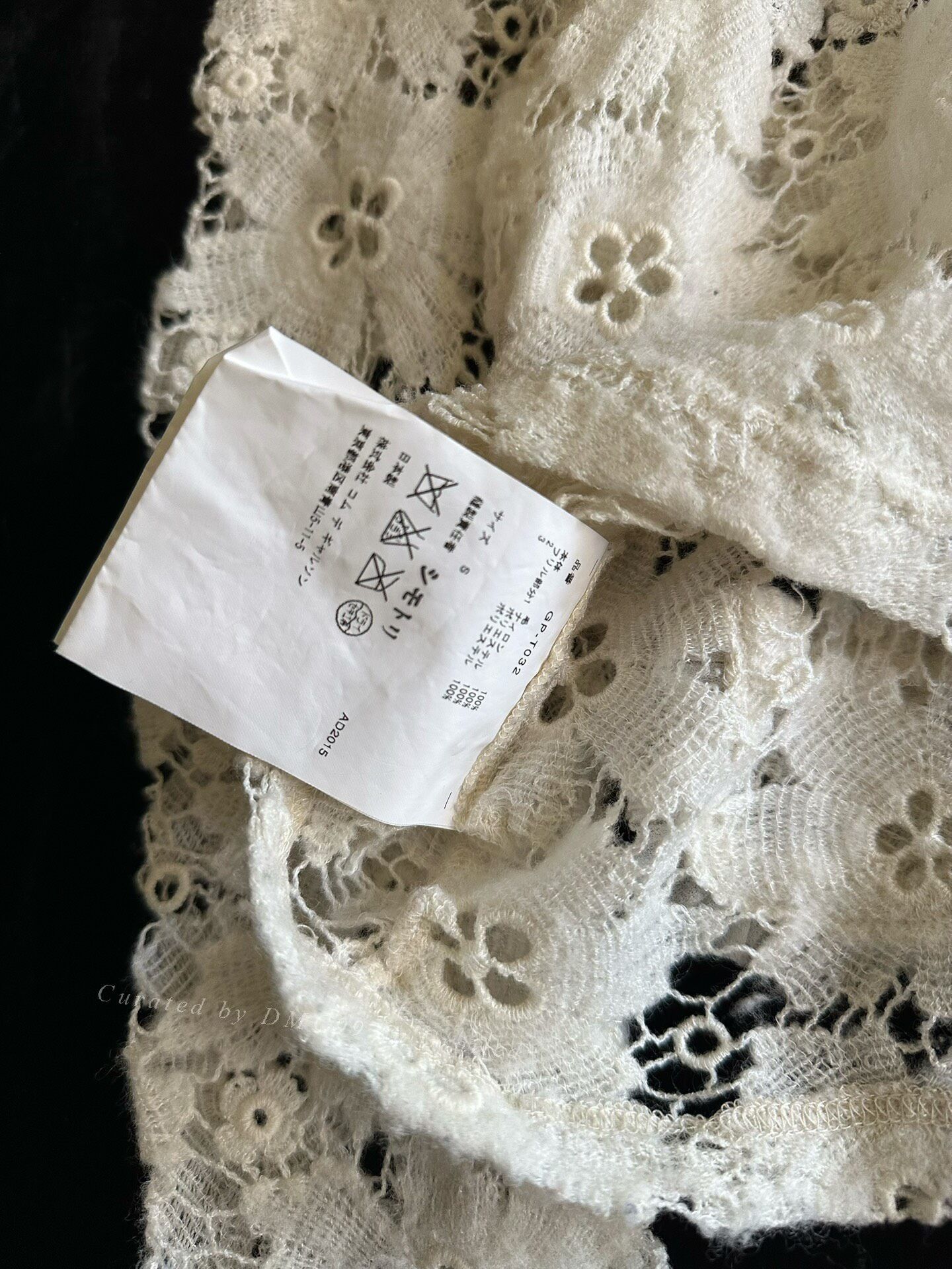 Rei Kawakubo Comme des Garçons 2015 Wool Lace Pocket Top Size S / US 4 / IT 40 - 7 Thumbnail