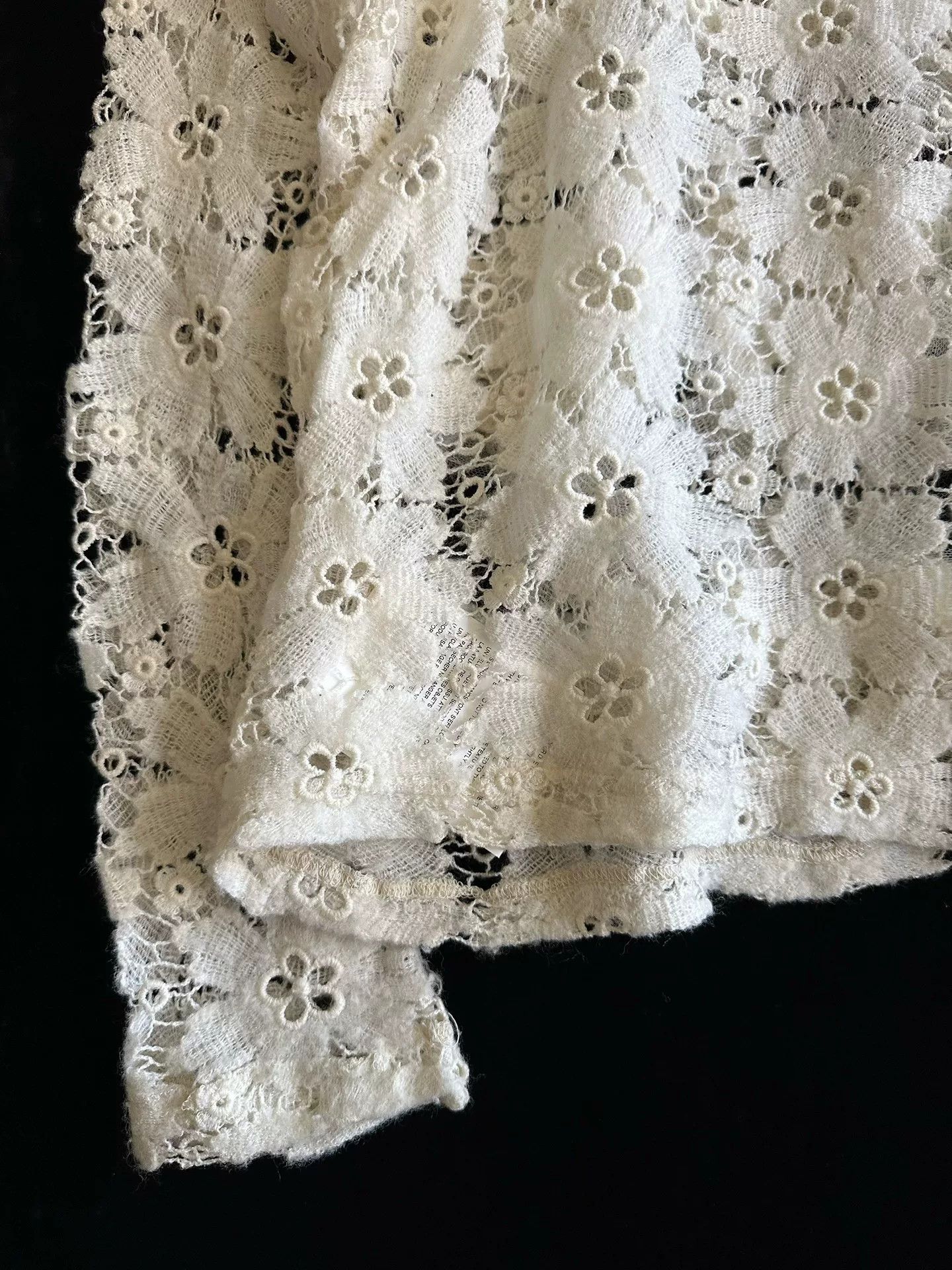 Rei Kawakubo Comme des Garçons 2015 Wool Lace Pocket Top Size S / US 4 / IT 40 - 4 Thumbnail