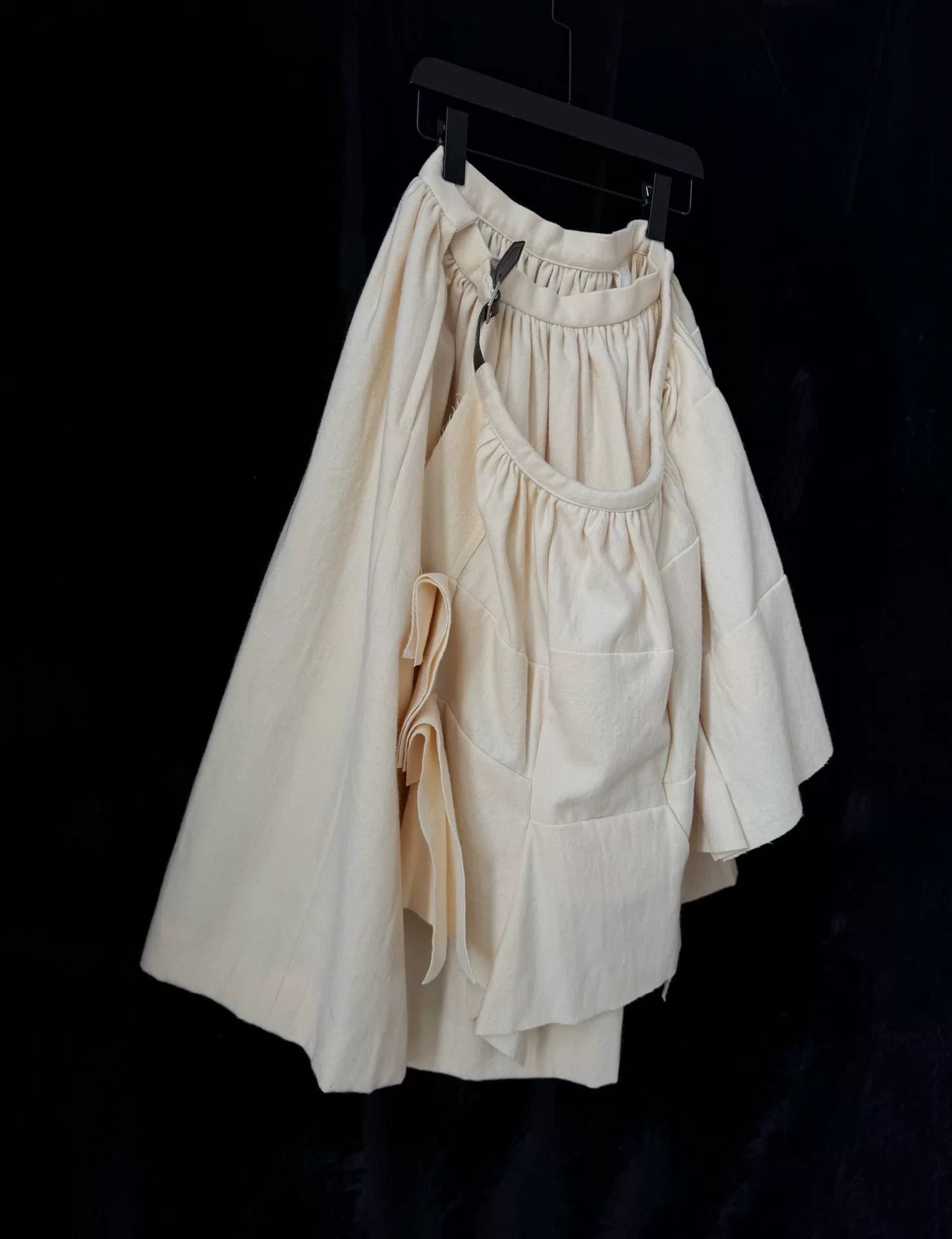 Rei Kawakubo Comme des Garçons 2021 Mainline Deconstructed Skirt Size 33" - 3 Thumbnail