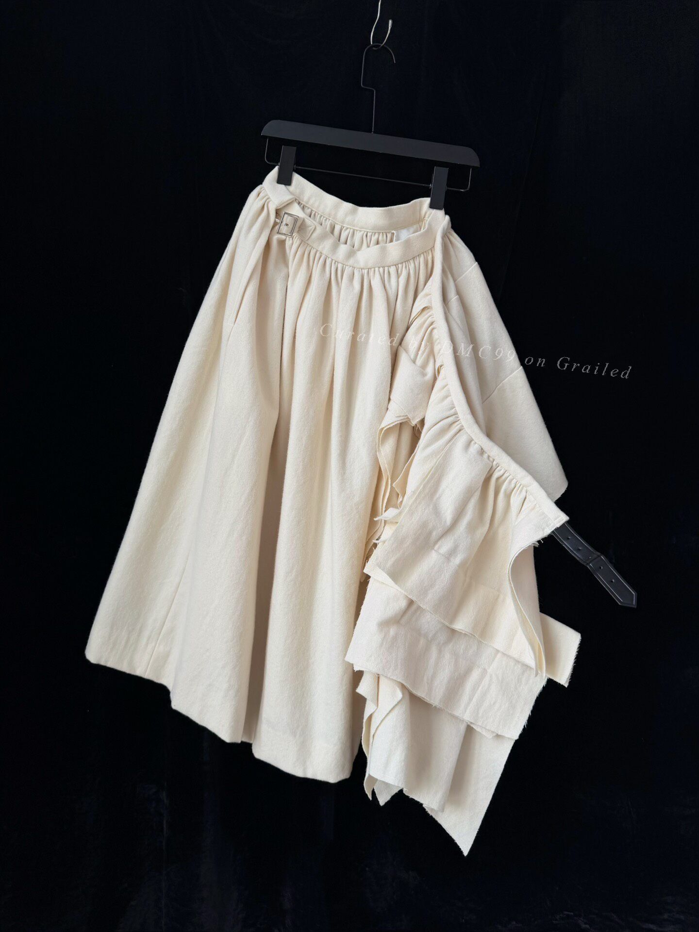 Rei Kawakubo Comme des Garçons 2021 Mainline Deconstructed Skirt Size 33" - 5 Thumbnail