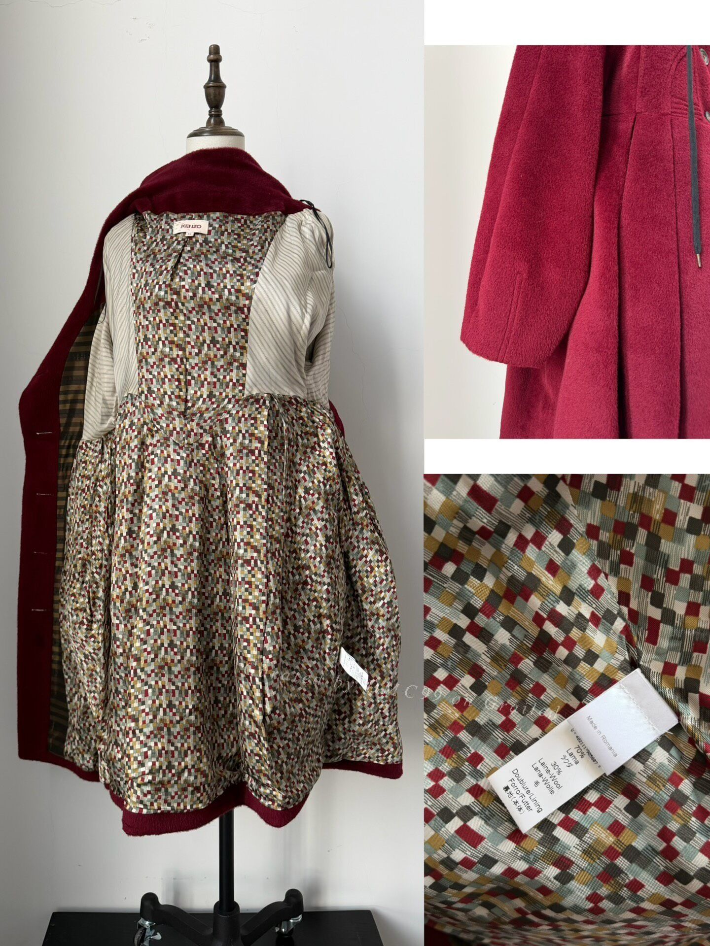 Kenzo Kenzo Vintage Vase Coat Size S / US 4 / IT 40 - 9 Thumbnail