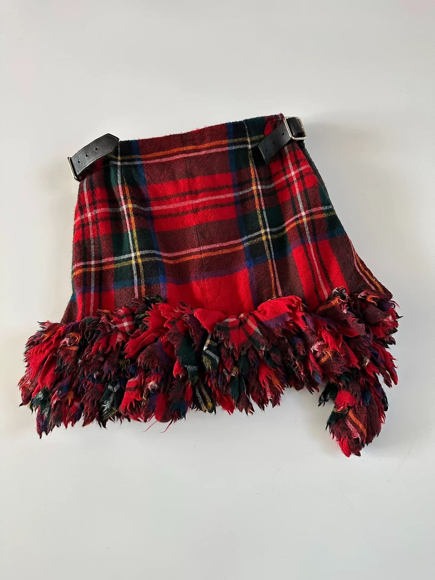 Rei Kawakubo Comme des Garçons 2000 Runway Structured Pleated Skirt Size 36" / US 14 / IT 50 - 2 Thumbnail