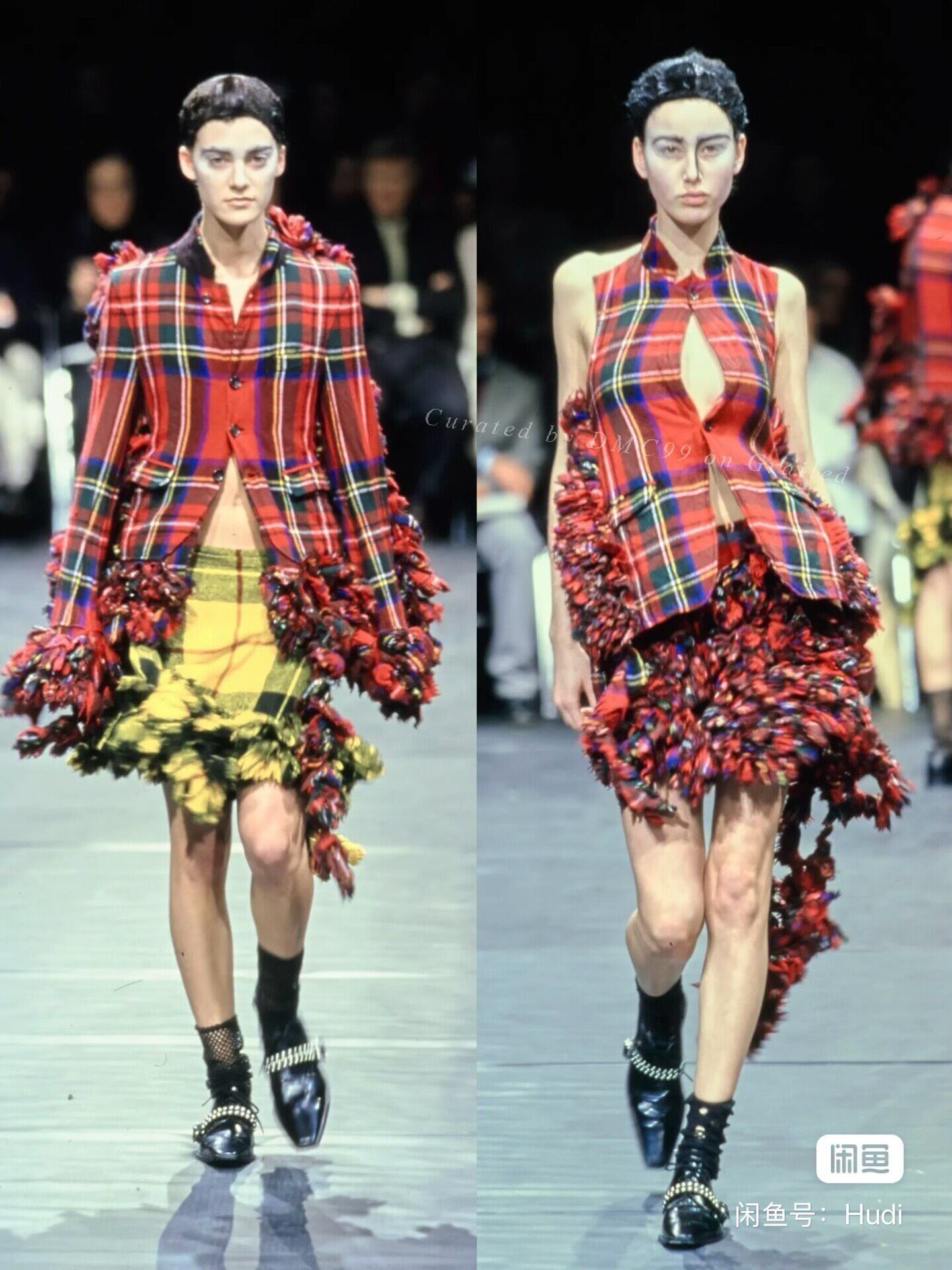 Rei Kawakubo Comme des Garçons 2000 Runway Structured Pleated Skirt Size 36" / US 14 / IT 50 - 9 Thumbnail