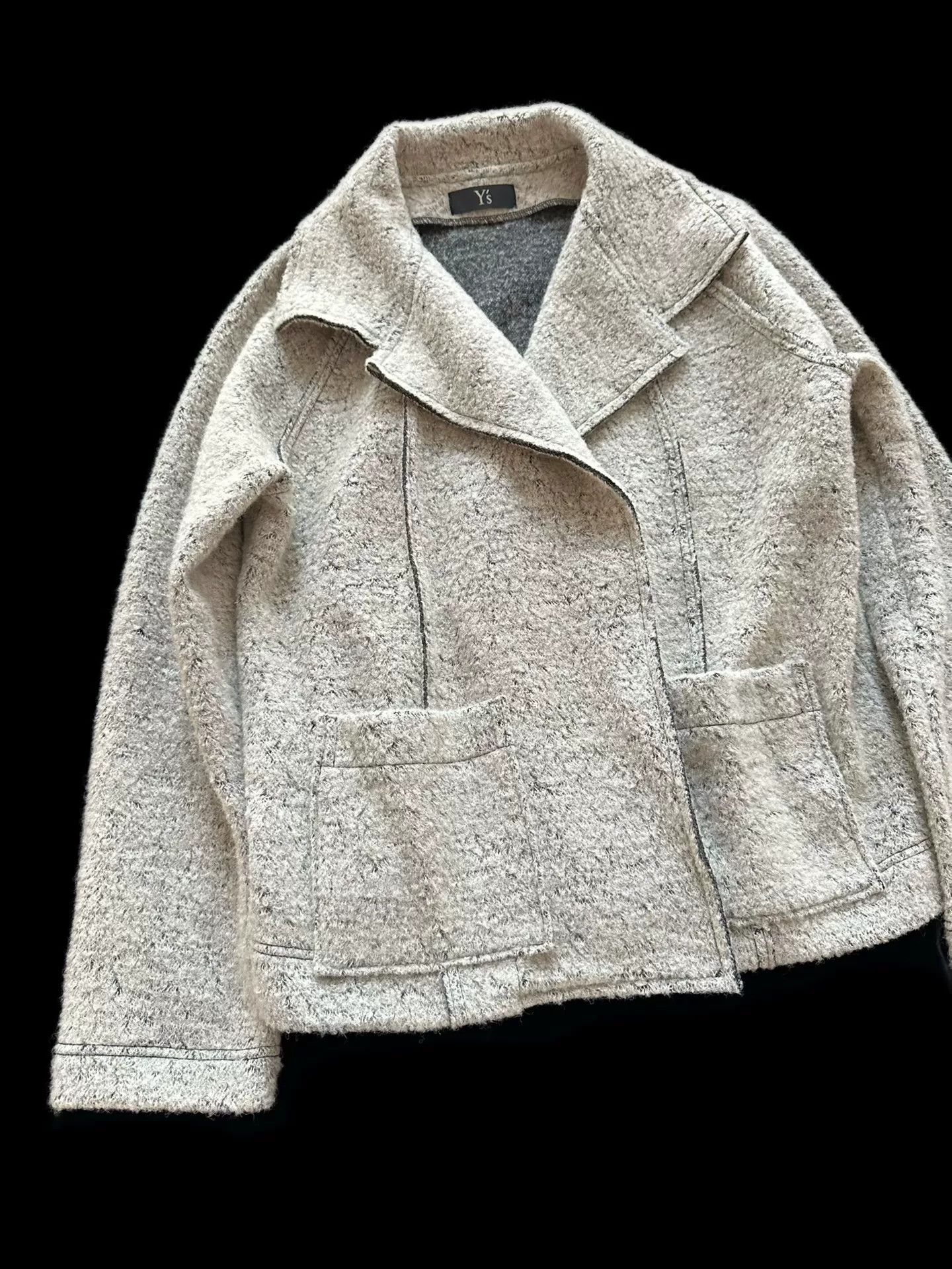 Yohji Yamamoto Yohji Yamamoto Y's Wool Cardigan Coat Size M / US 6-8 / IT 42-44 - 8 Thumbnail
