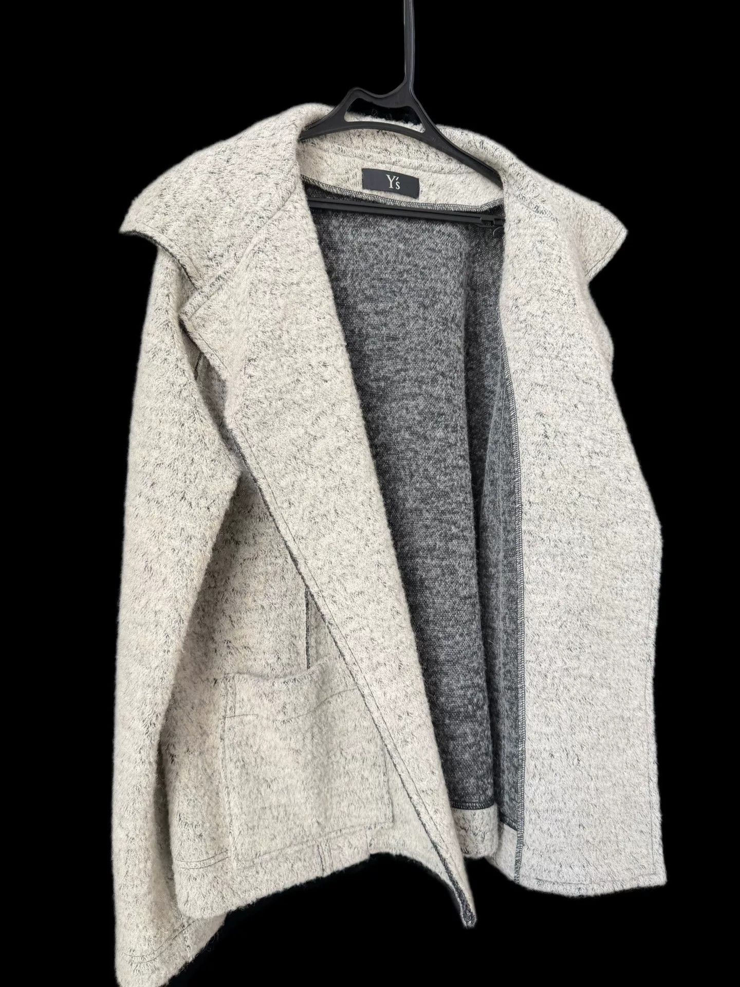 Yohji Yamamoto Yohji Yamamoto Y's Wool Cardigan Coat Size M / US 6-8 / IT 42-44 - 4 Thumbnail