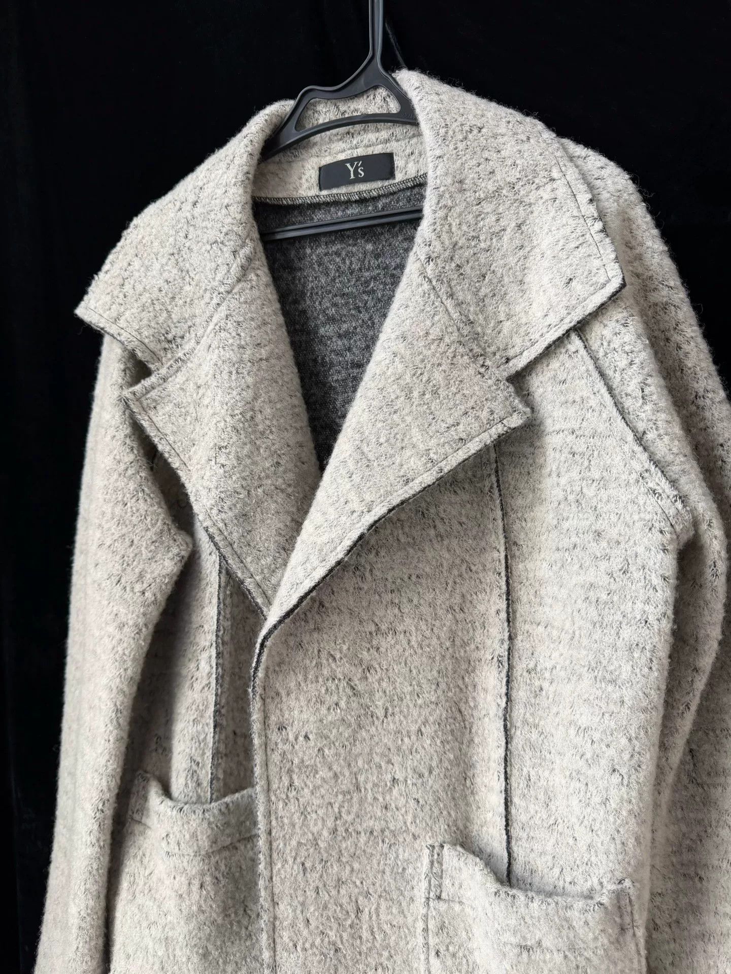 Yohji Yamamoto Yohji Yamamoto Y's Wool Cardigan Coat Size M / US 6-8 / IT 42-44 - 2 Thumbnail