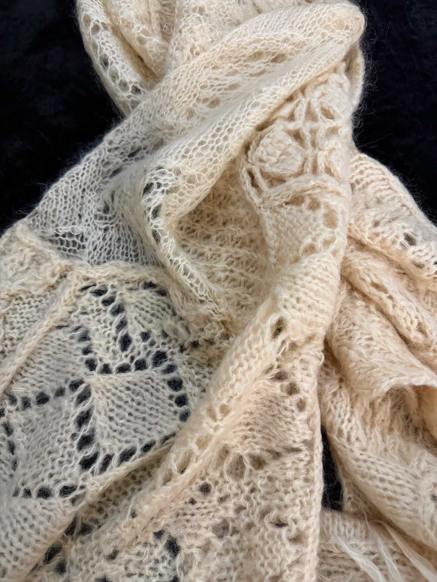 Comme des Garcons Comme des Garçons 2004 Wool Shawl Size ONE SIZE - 8 Thumbnail