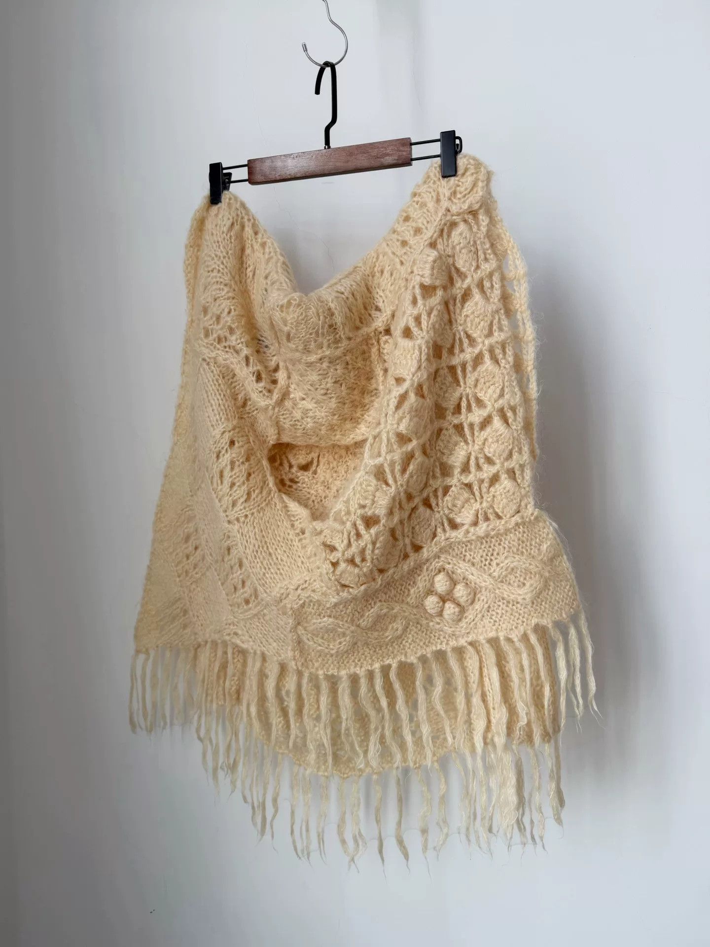 Comme des Garcons Comme des Garçons 2004 Wool Shawl Size ONE SIZE - 5 Thumbnail