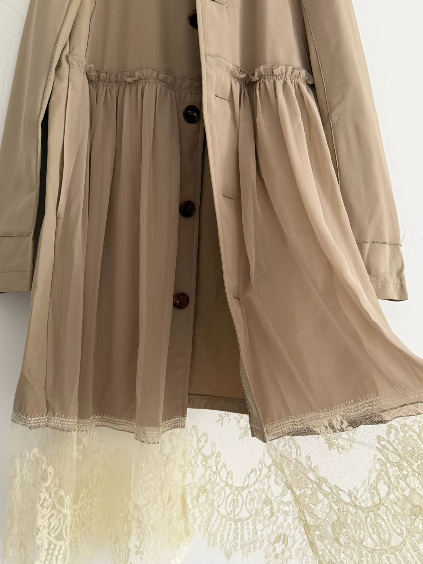 Undercover Undercover Lace Panel Trench Coat Size M / US 6-8 / IT 42-44 - 4 Thumbnail