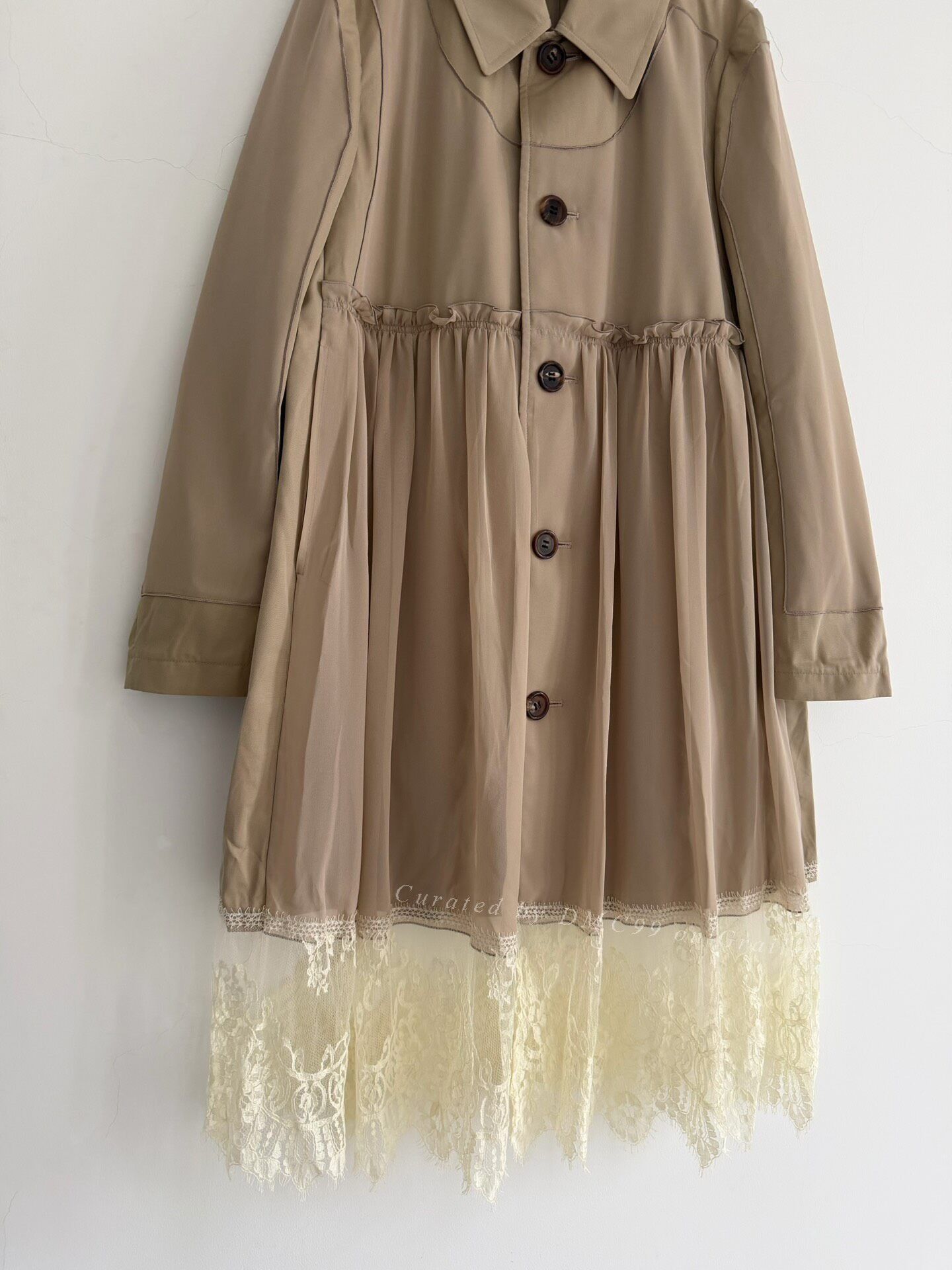 Undercover Undercover Lace Panel Trench Coat Size M / US 6-8 / IT 42-44 - 3 Thumbnail