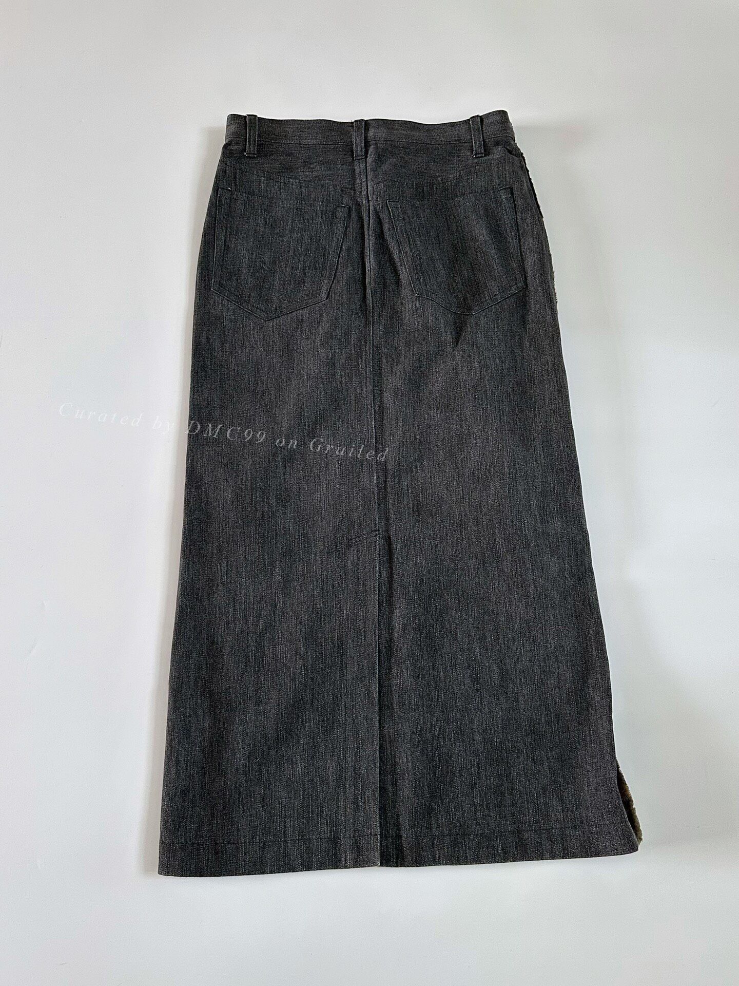 Rei Kawakubo Comme des Garçons 2000 Tricot Fur Skirt Size 39" - 3 Thumbnail