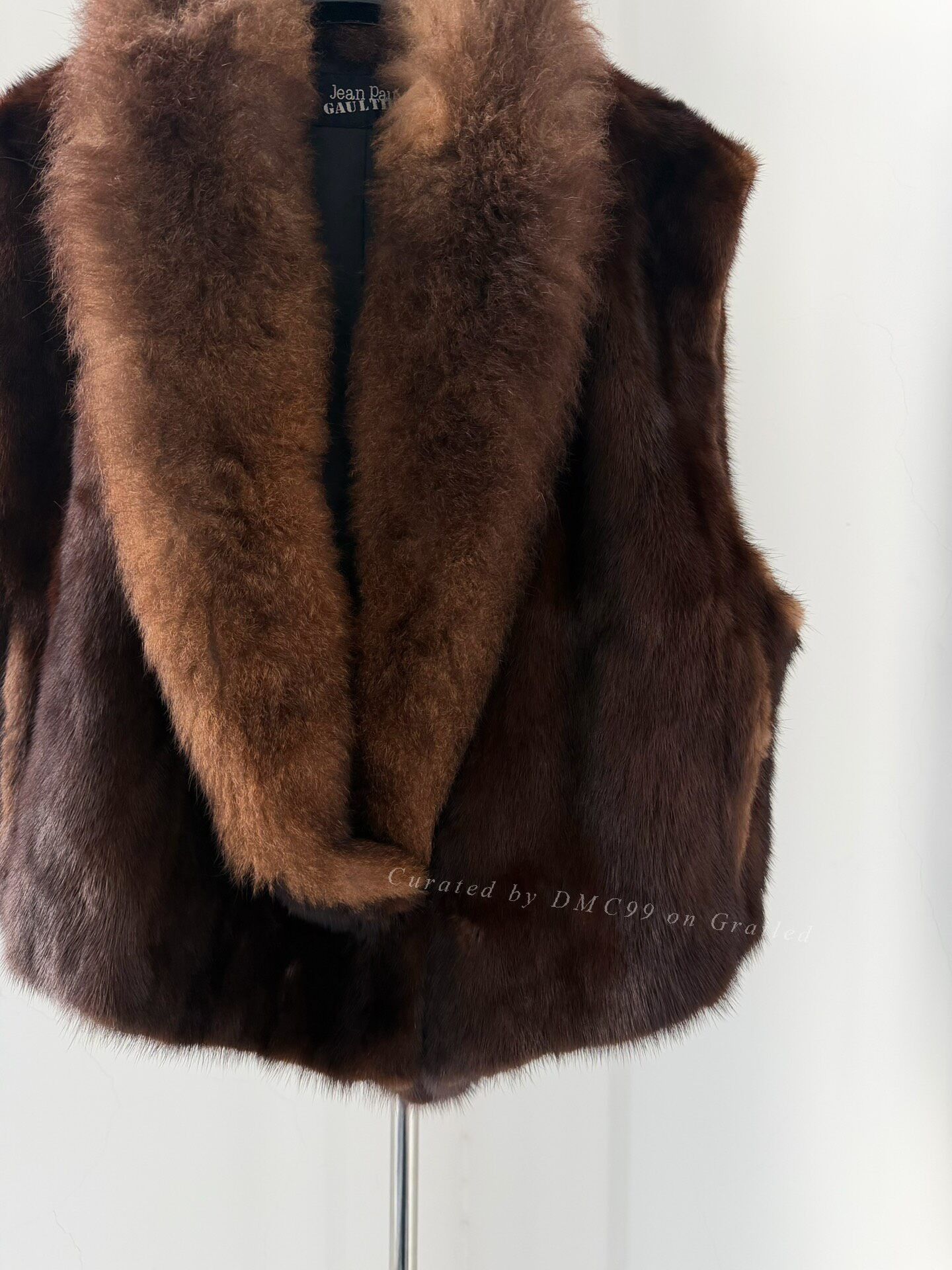 Jean Paul Gaultier Jean Paul Gaultier 90s Mink Fur Vest Size US M / EU 48-50 / 2 - 6 Thumbnail