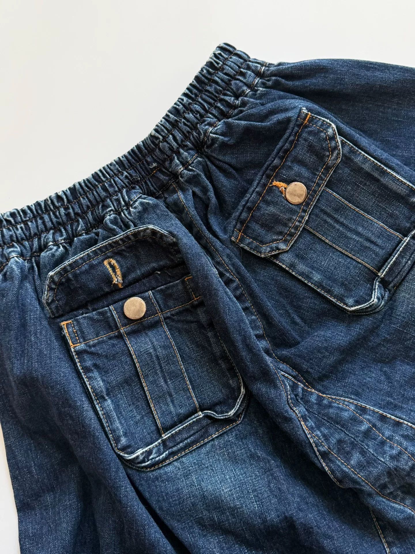 Rei Kawakubo Comme des Garçons 2005 Tricot Flared Jeans Size 27" / US 4 / IT 40 - 8 Thumbnail