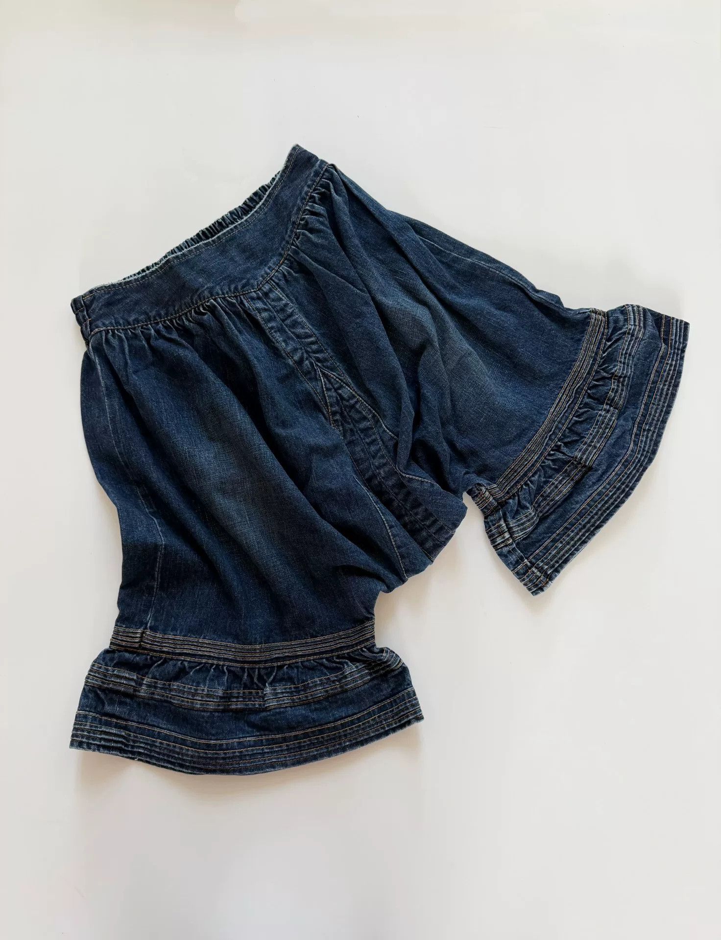 Rei Kawakubo Comme des Garçons 2005 Tricot Flared Jeans Size 27" / US 4 / IT 40 - 3 Thumbnail