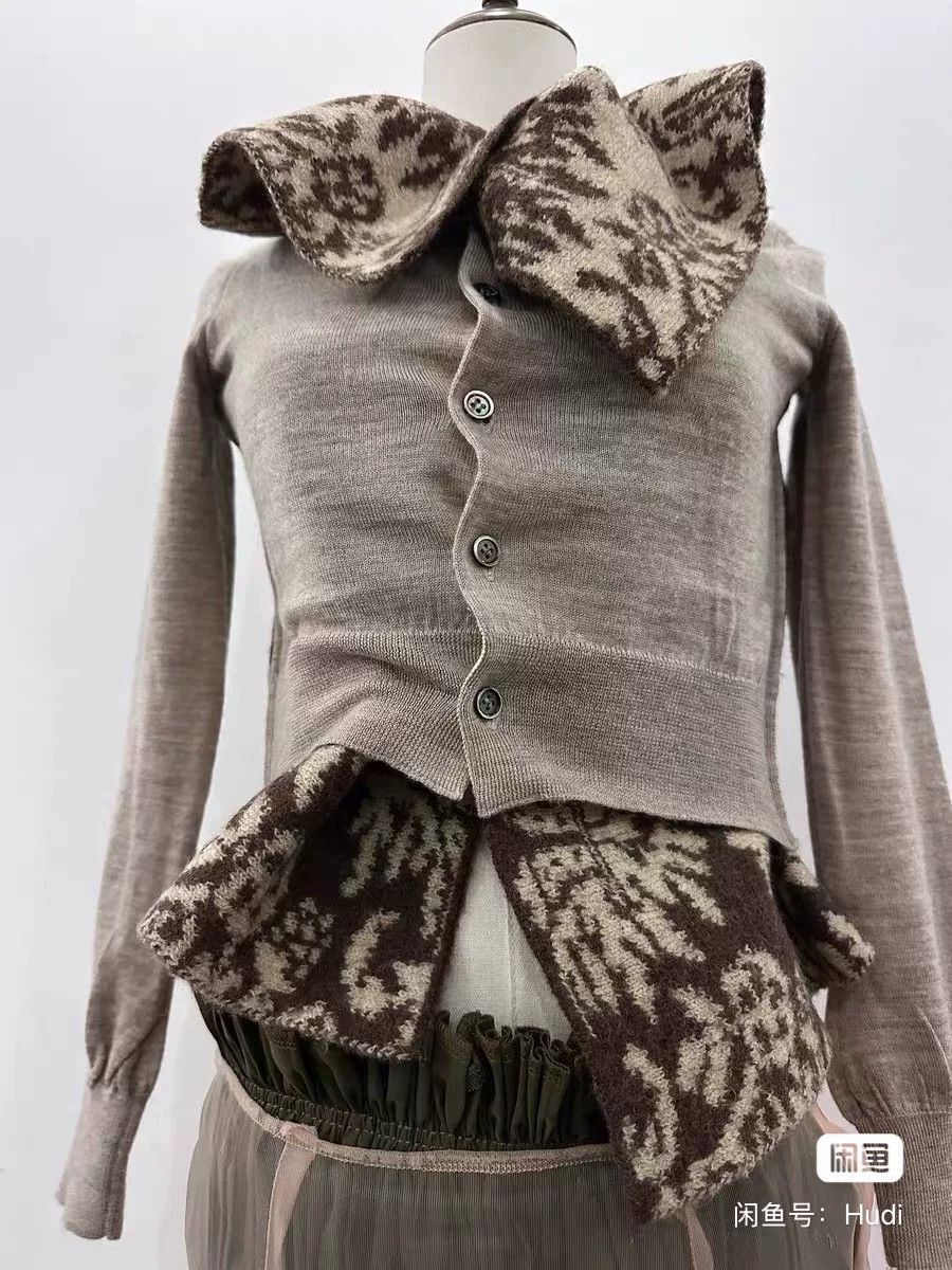 Comme des Garcons Comme des Garçons 2009 Wool Runway Top Size XS / US 0-2 / IT 36-38 - 5 Thumbnail