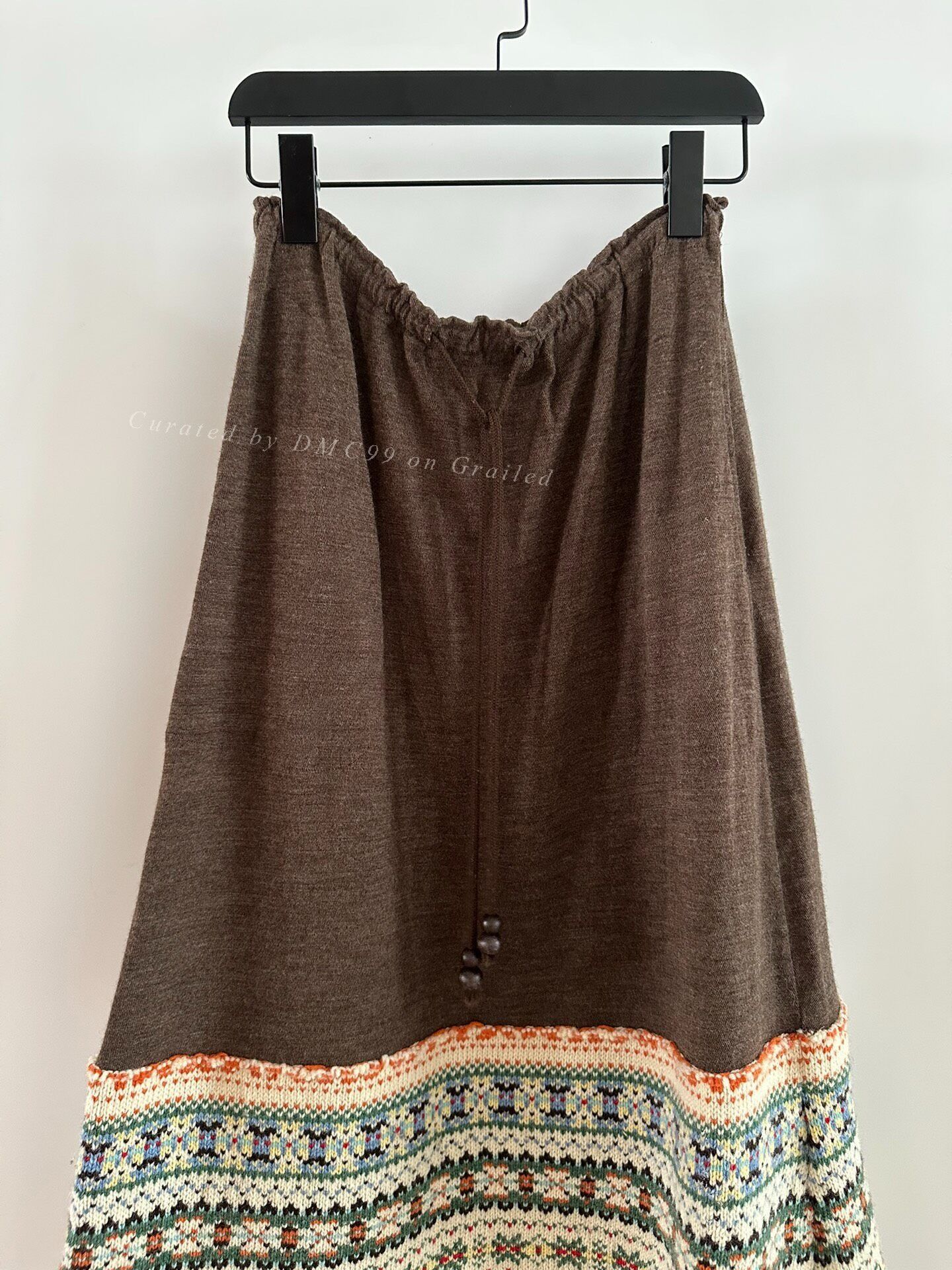 Junya Watanabe Junya Watanabe 2003 Paneled Rolled Skirt Size 34" / US 12 / IT 48 - 2 Thumbnail