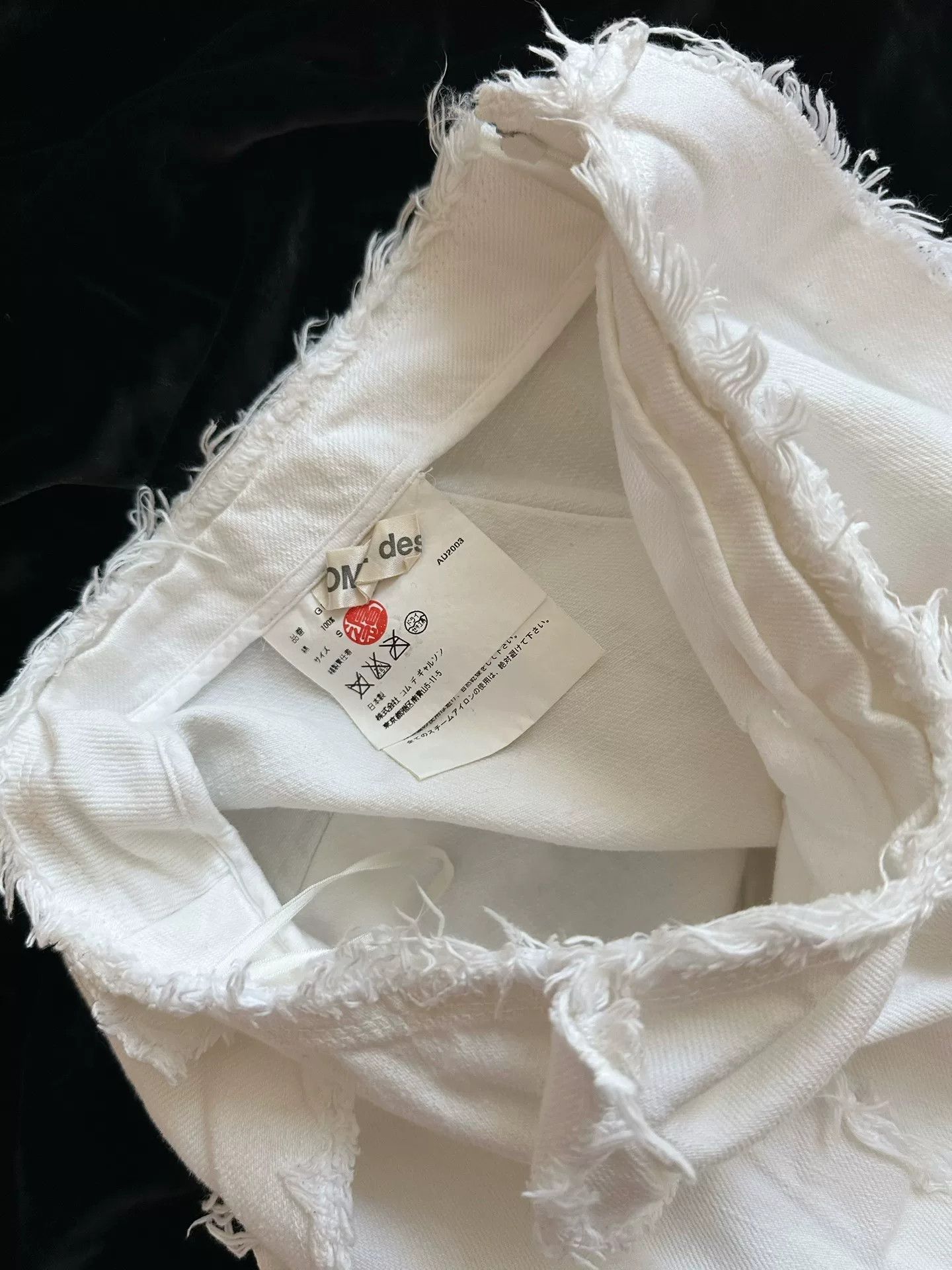 Rei Kawakubo Comme des Garçons 2003 Main Line Skirt Size 33" - 7 Thumbnail