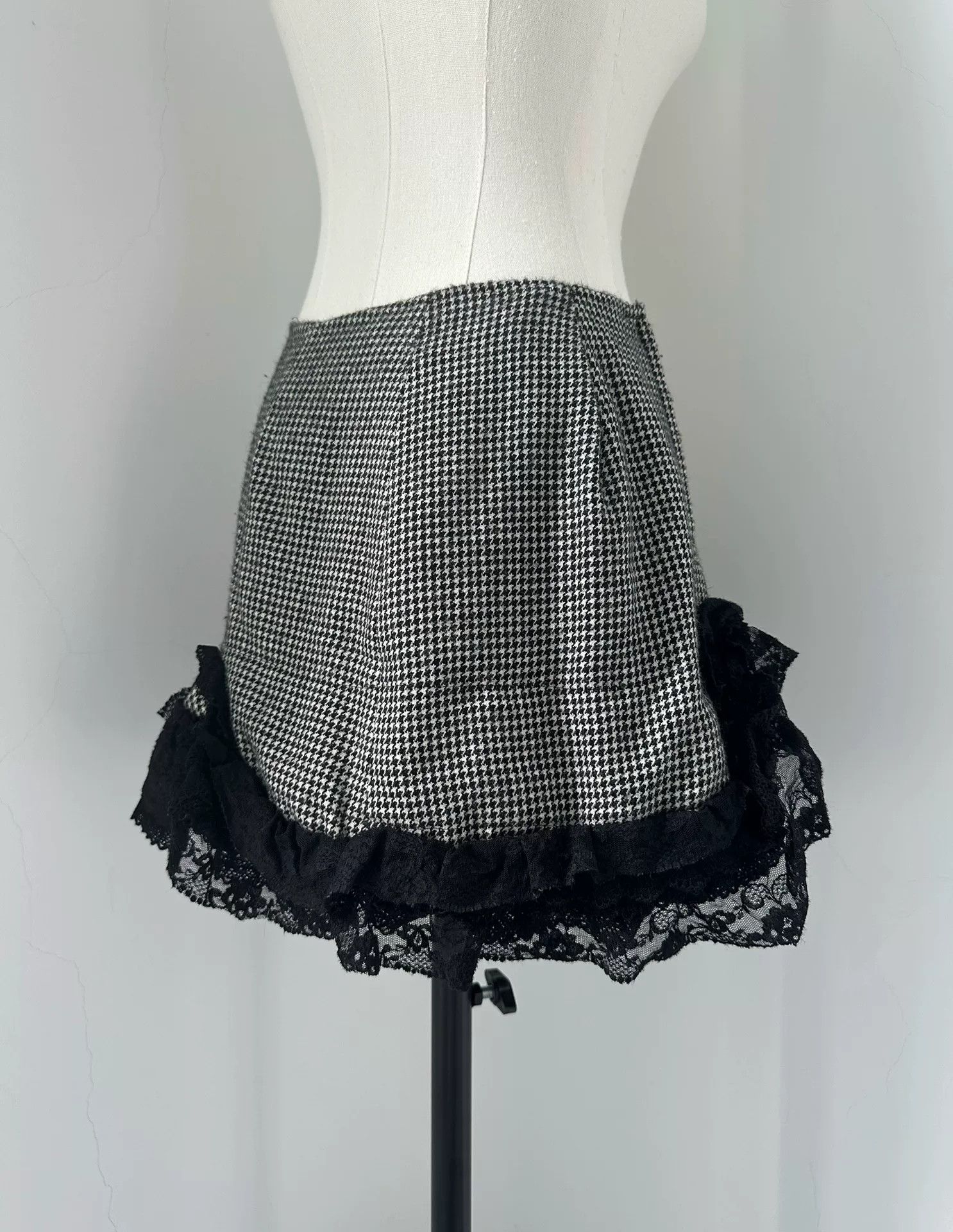 Junya Watanabe Junya Watanabe 2005 Lace Hem Skirt Size 33" - 5 Thumbnail